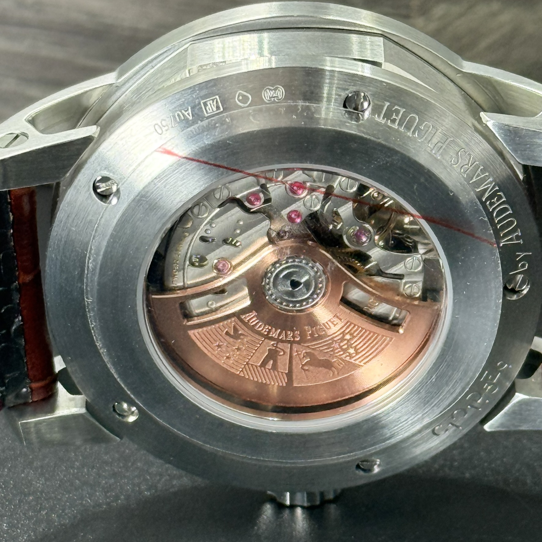 Audemars Piguet Code 11.59 Selfwinding Brown Belt White Dial Automatic Watch - Image 6
