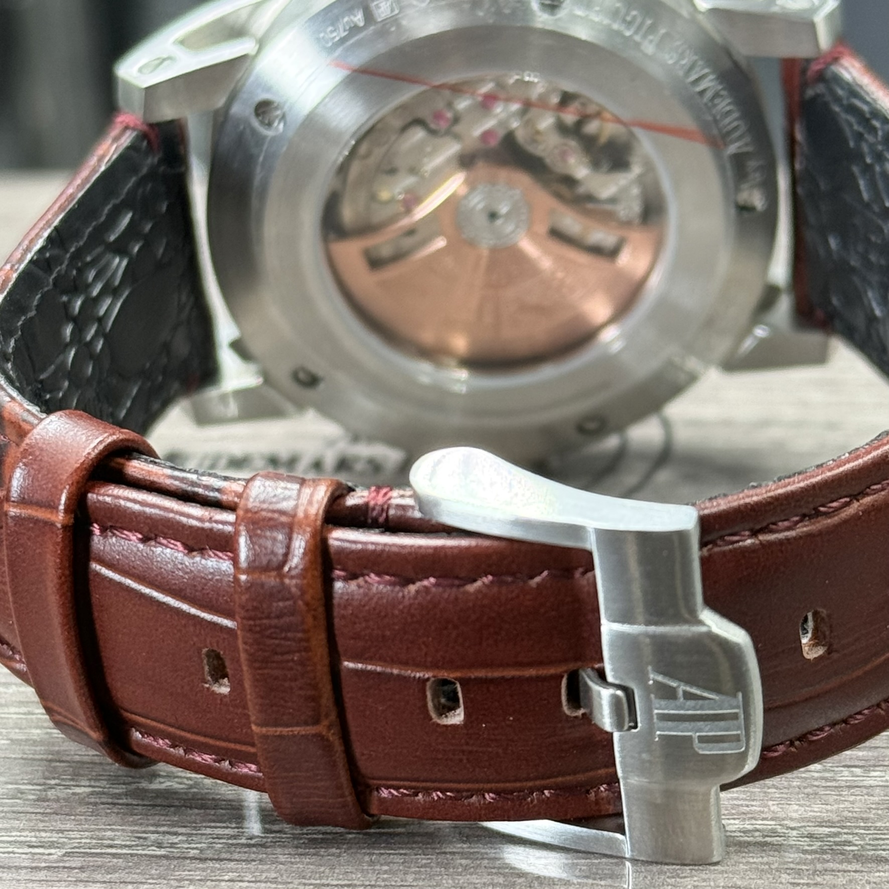 Audemars Piguet Code 11.59 Selfwinding Brown Belt White Dial Automatic Watch - Image 7