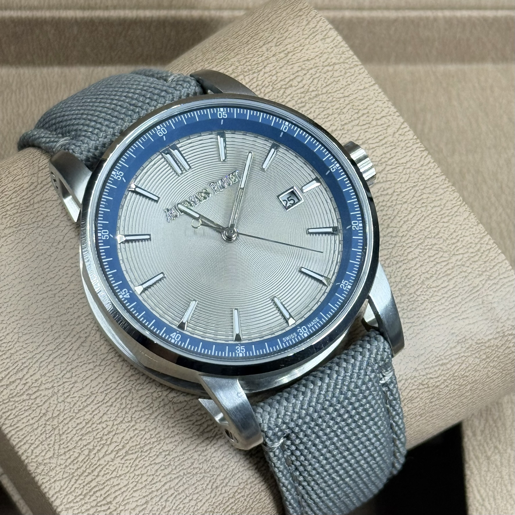 Audemars Piguet Code 11.59 Selfwinding Grey Belt Stamped slate grey Dial Automatic Watch - Image 3