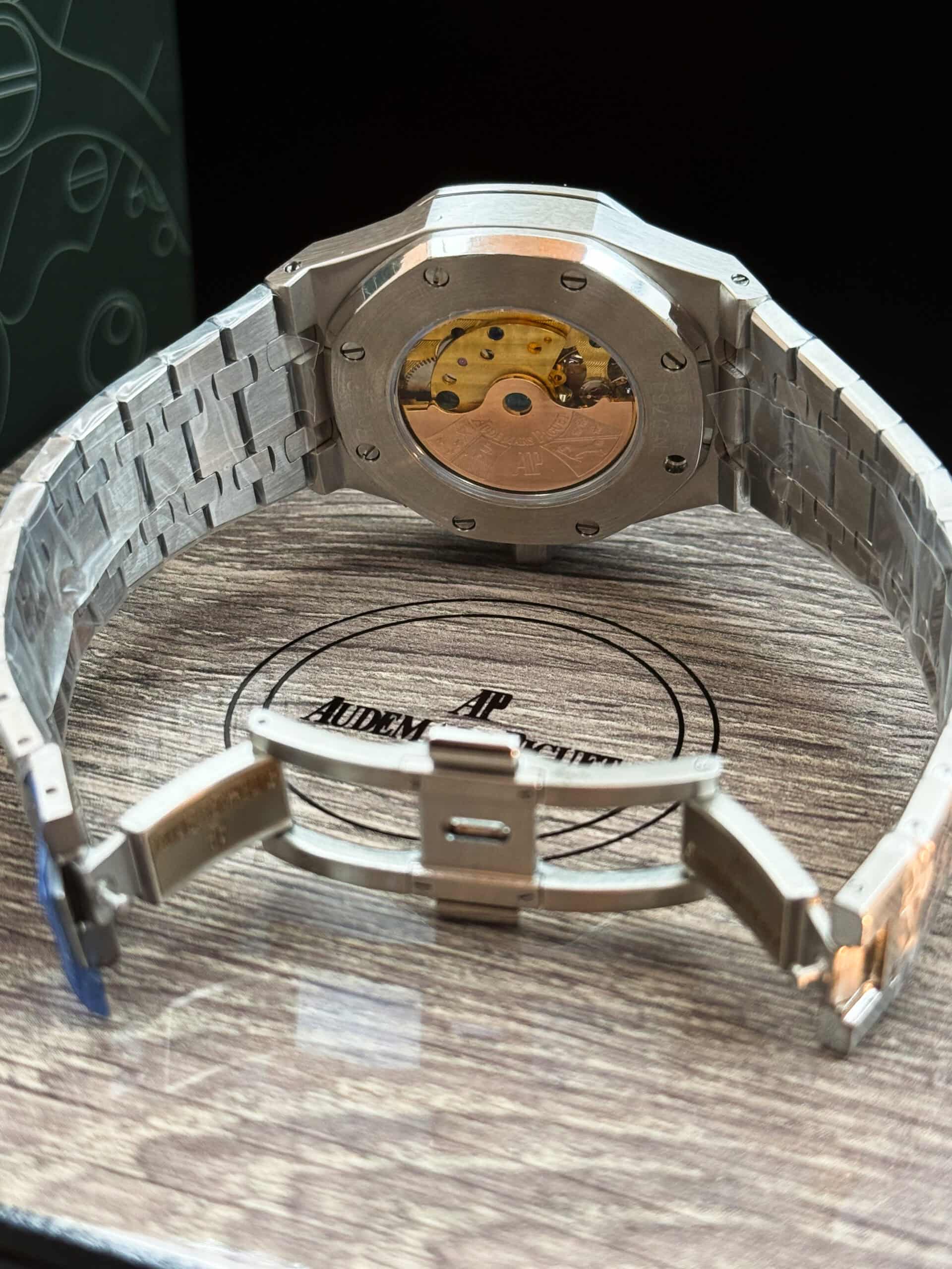 Audemars Piguet Royal Oak Tourbillon Automatic Watch Blue Dial - Image 4