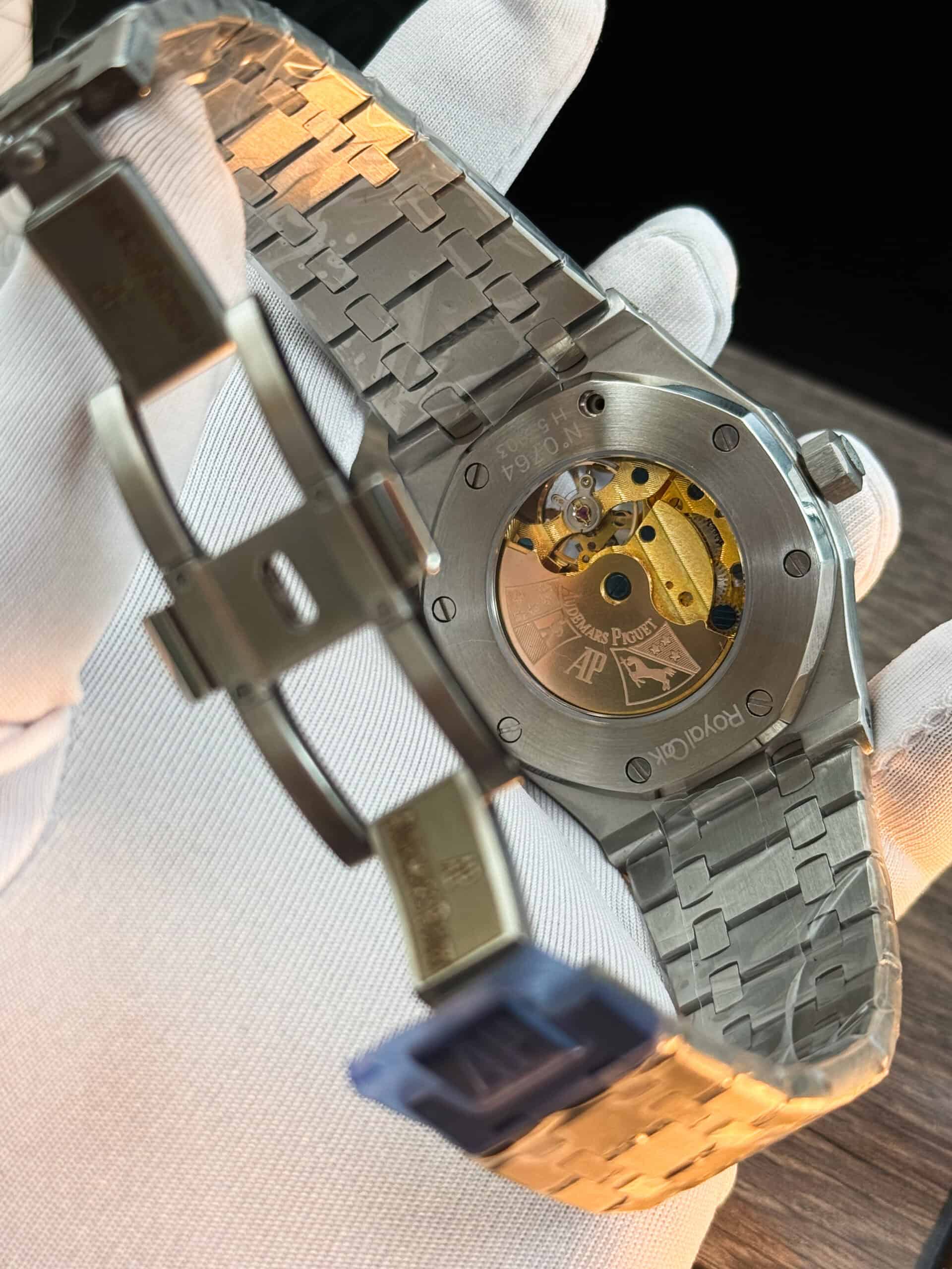 Audemars Piguet Royal Oak Tourbillon Automatic Watch Blue Dial - Image 5