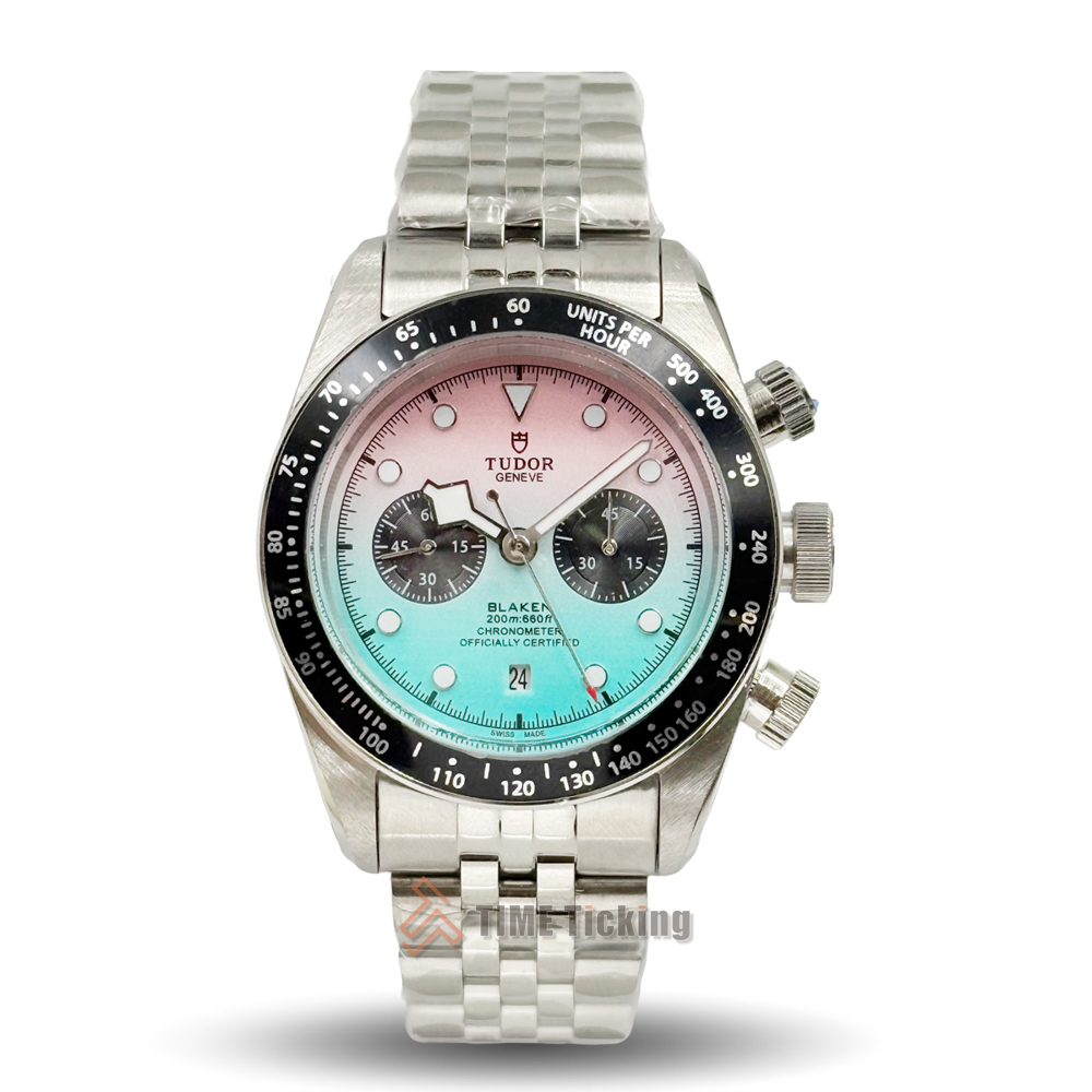 Tudor Black Bay Chrono Blaken Flamingo Edition automatic watch