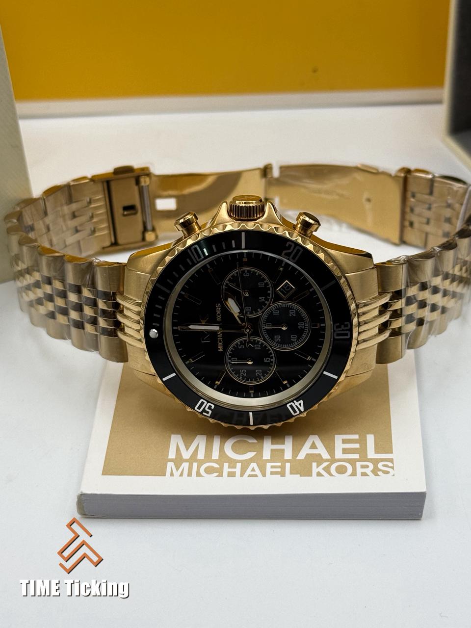 Michael Kors Bayville Chronograph Gold-Tone Men's Watch. - Image 3