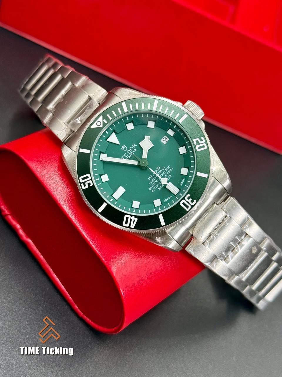 Tudor Pelagos 41mm,Green Dial Automatic Mechanical Watch. - Image 3