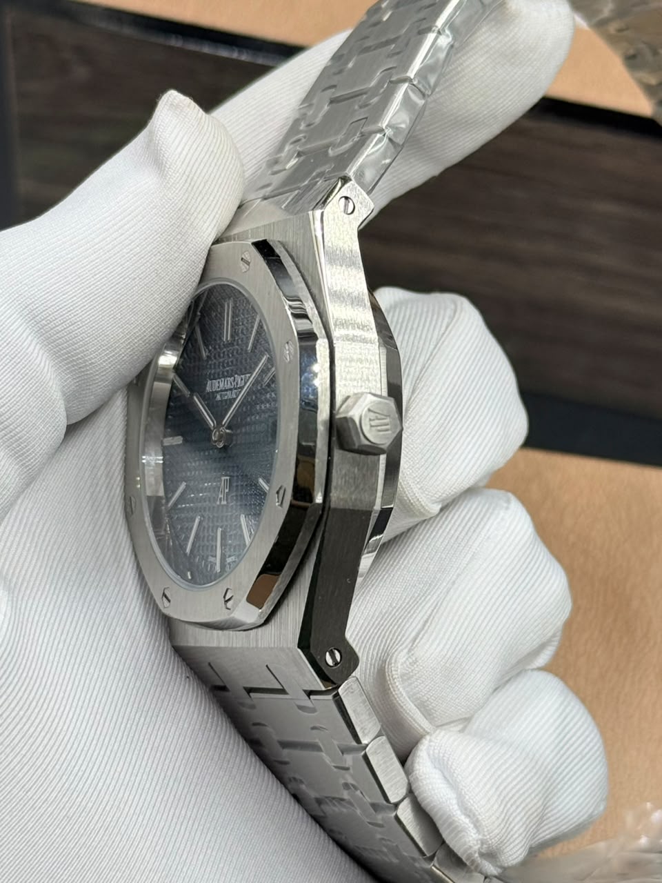 Audemars Piguet Royal Oak Bleu Nuit, Nuage 50 Dial Stainless Steel Automatic 41 mm - Image 5