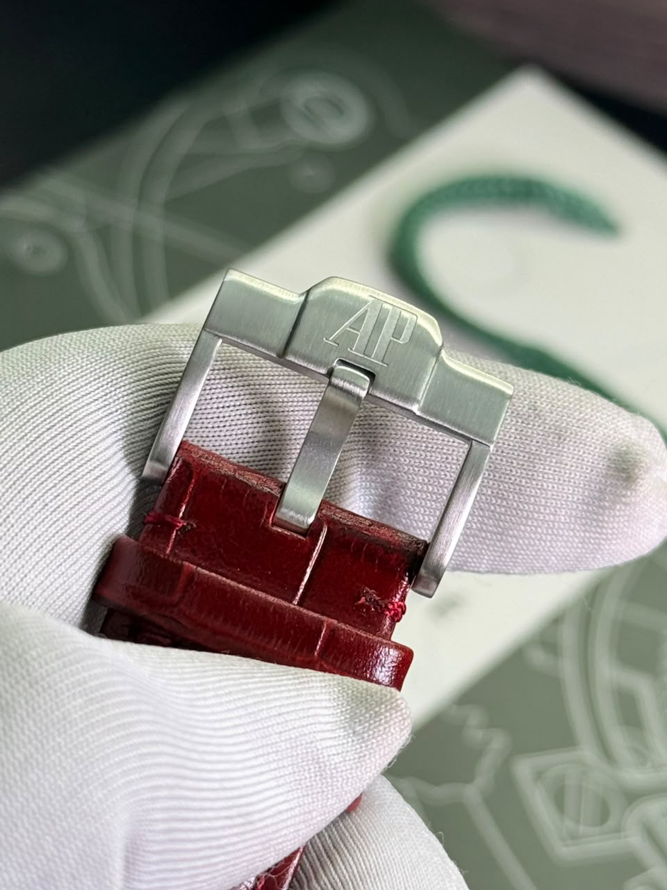 Audemars Piguet Code 11.59 Selfwinding Red Belt smoked burgundy lacquered Dial Automatic Watch - Image 7