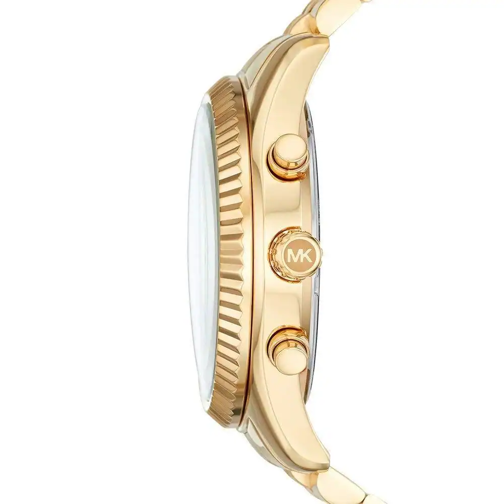 Michael Kors Men’s Gold-Tone Lexington Chronograph Watch MK8494. - Image 3