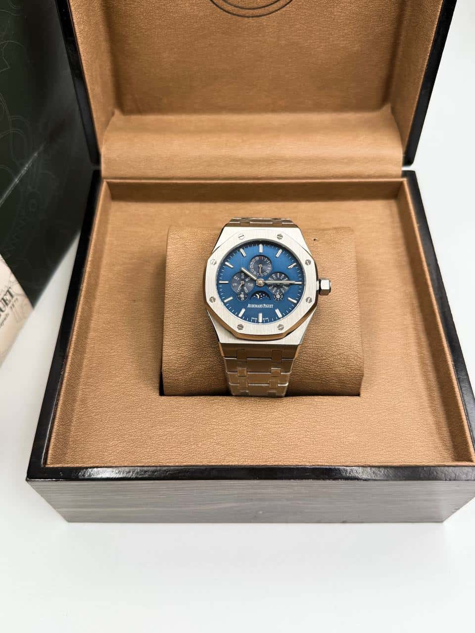 Audemars Piguet Royal Oak Light Blue Dial Automatic Perpetual Calendar 41 mm Men’s Watch - Image 4