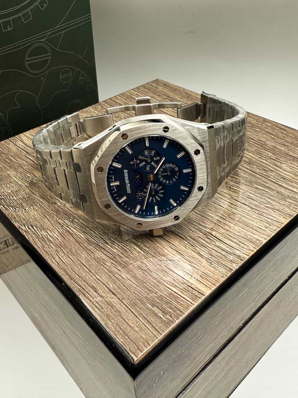 Audemars Piguet Royal Oak Light Blue Dial Automatic Perpetual Calendar 41 mm Men’s Watch - Image 5