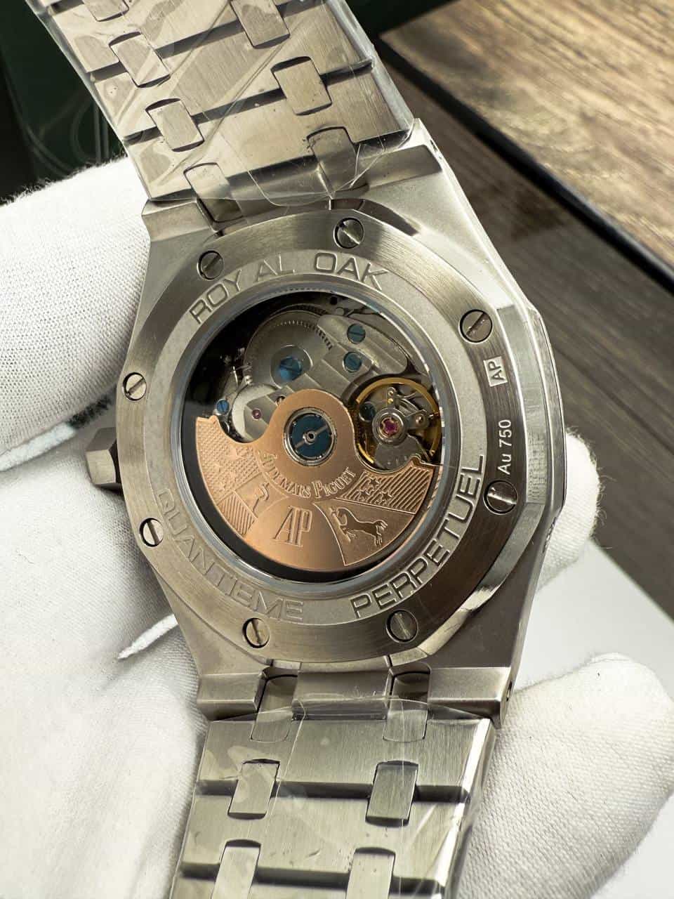 Audemars Piguet Royal Oak Light Blue Dial Automatic Perpetual Calendar 41 mm Men’s Watch - Image 6