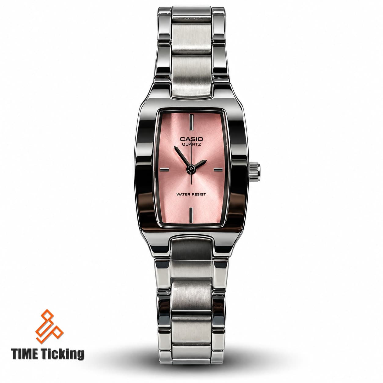 Casio LTP-1165A-4CDF women’s silver analog watch with elegant dial and stainless steel bracelet