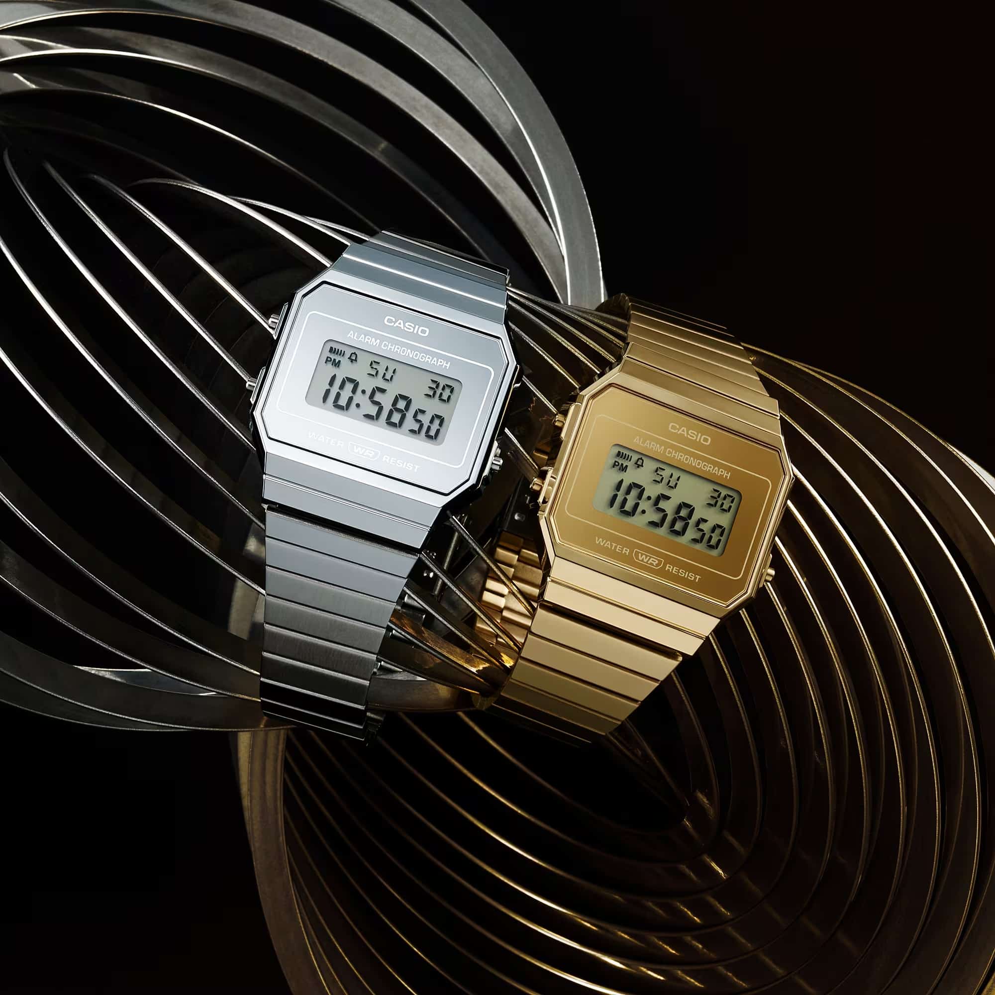 CASIO VINTAGE GOLD DIGITAL WATCH A700WEVG-9ADF - Image 3