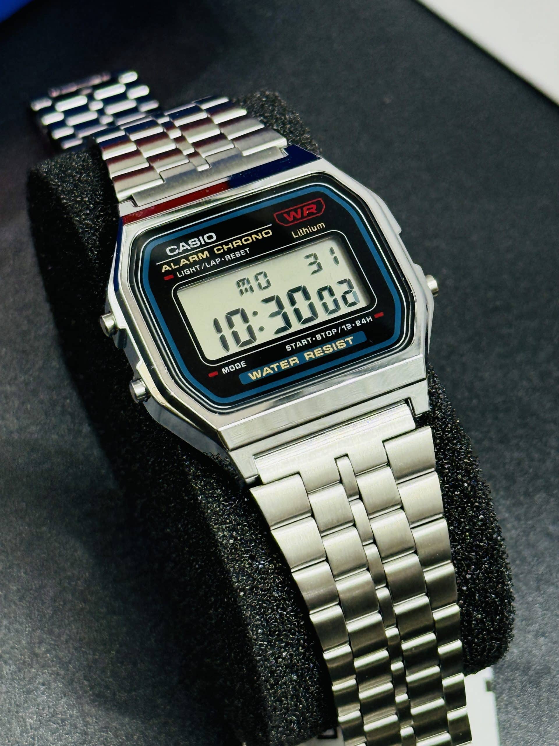 Casio Vintage A159WA-N1 Stainless steel Watch -CASIO TIME TICKING. - Image 2