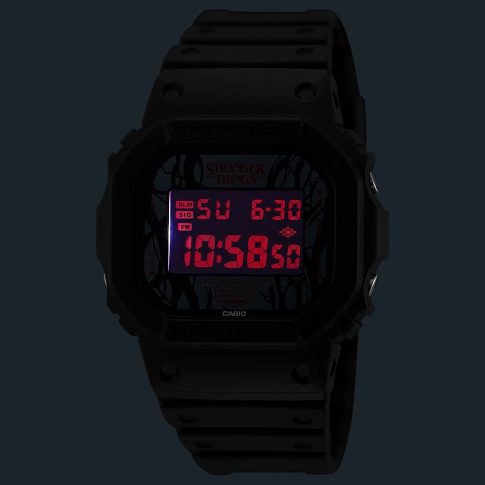CASIO G-SHOCK X STRANGER THINGS DIGITAL WATCH DW-5600STT-1DR - Image 4