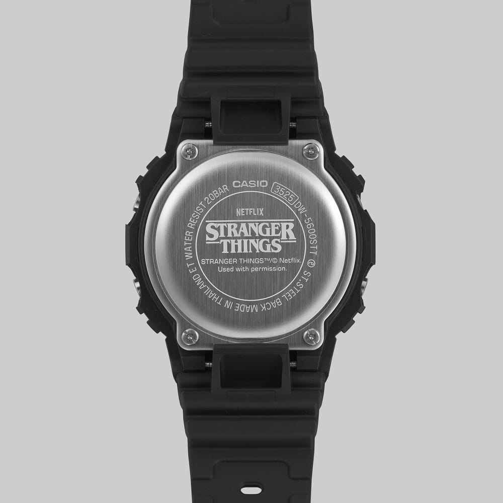 CASIO G-SHOCK X STRANGER THINGS DIGITAL WATCH DW-5600STT-1DR - Image 5