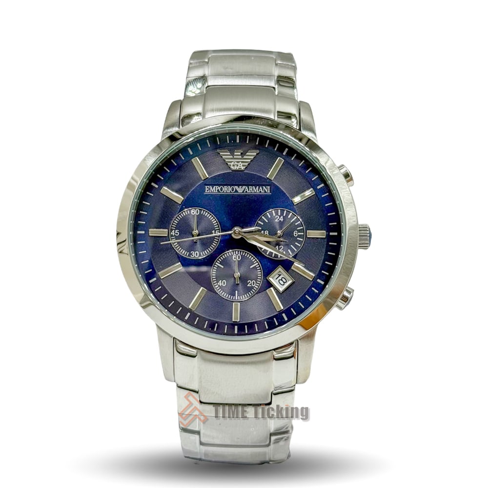 Emporio Armani Renato Chronograph Dark Blue Dial Quartz Men’s Watch