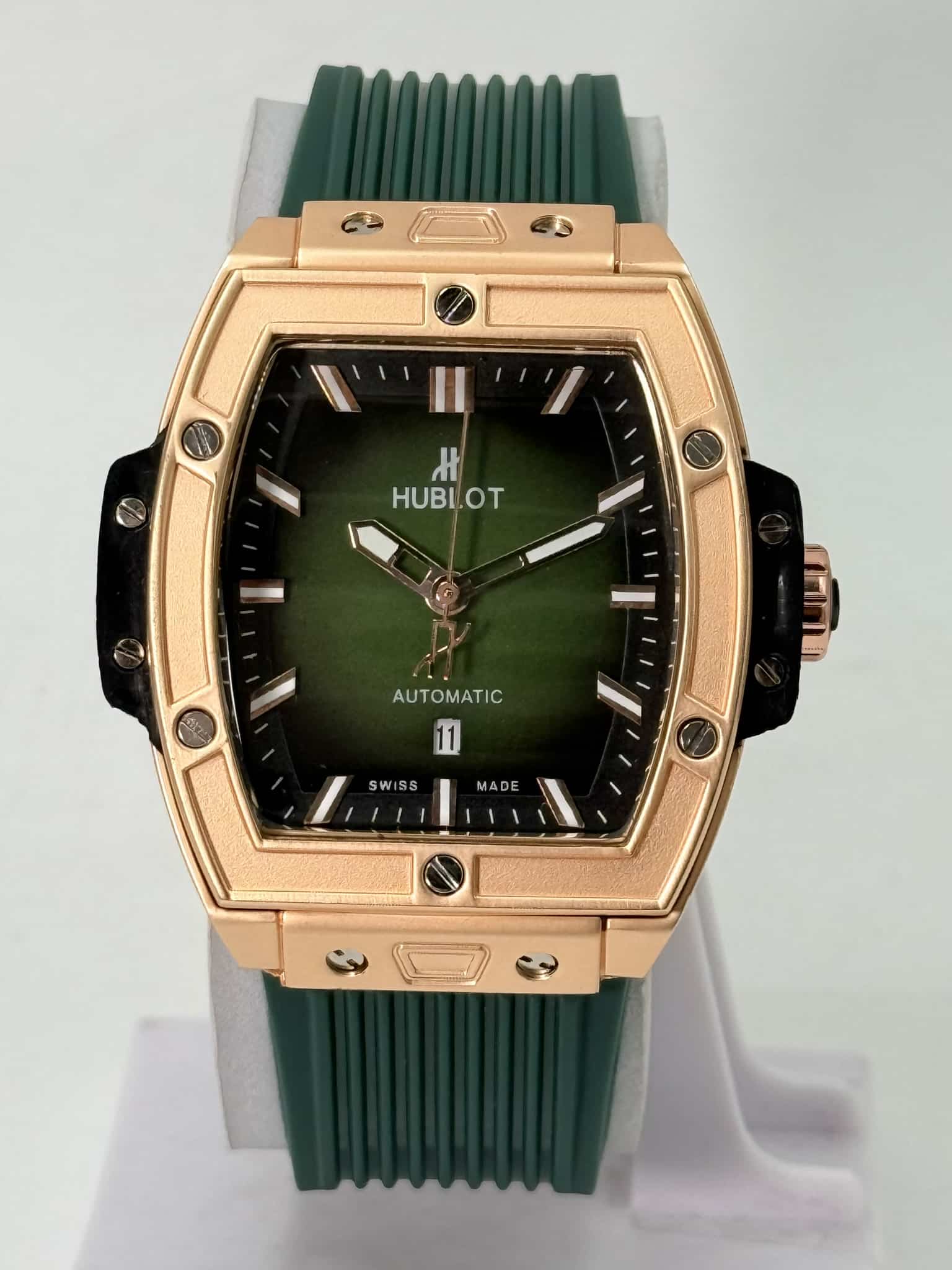 Hublot Spirit of Big Bang Rose Gold Case Green Dial Man’s Watch - Image 3
