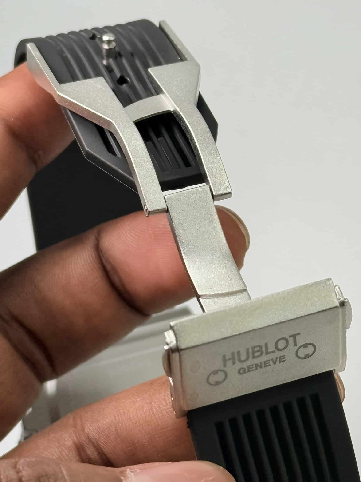 Hublot Spirit of Big Bang Silver Case Black Dial Man’s Watch - Image 6