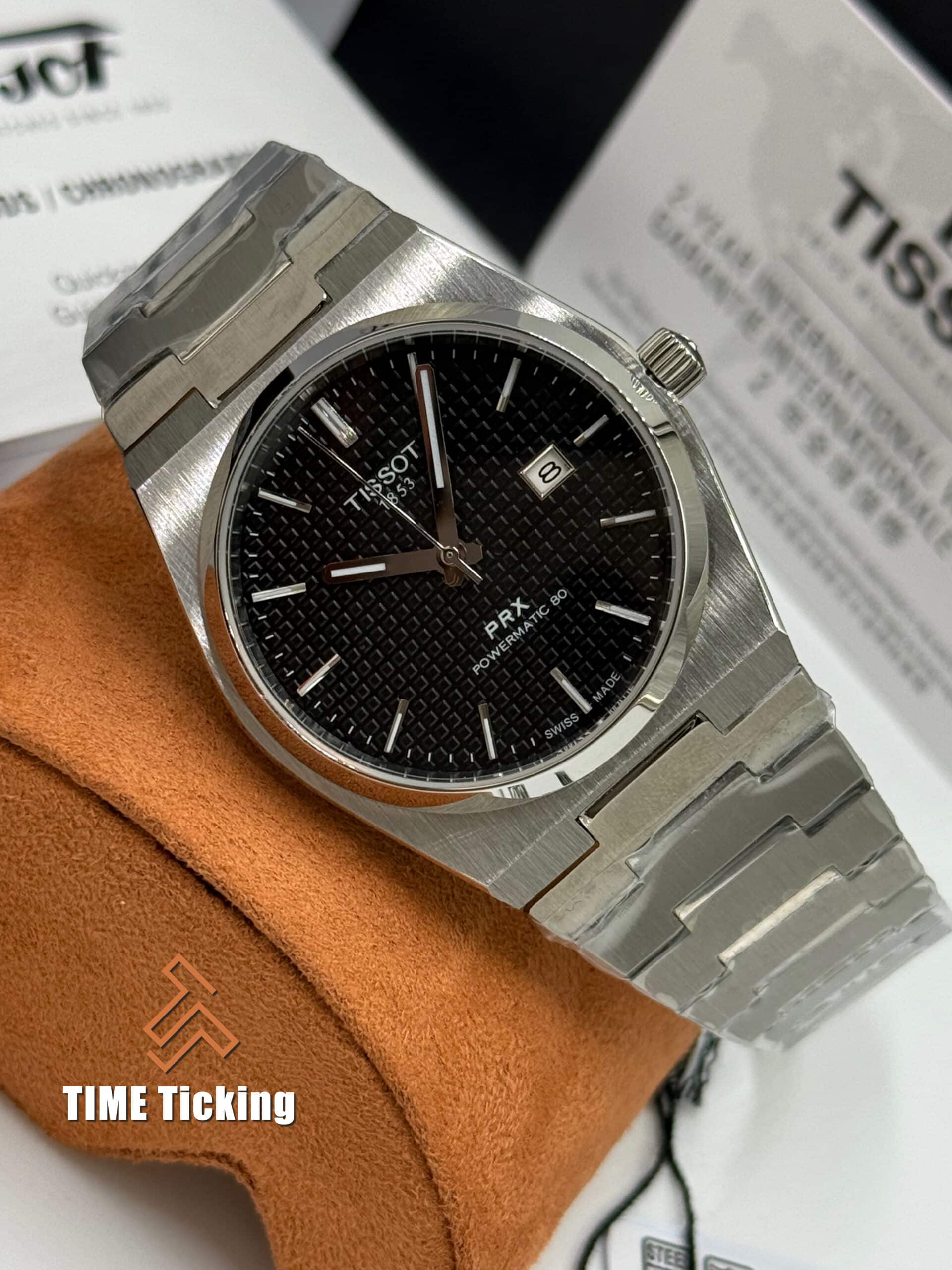 Tissot PRX Powermatic 80 Black Dial. - Image 2