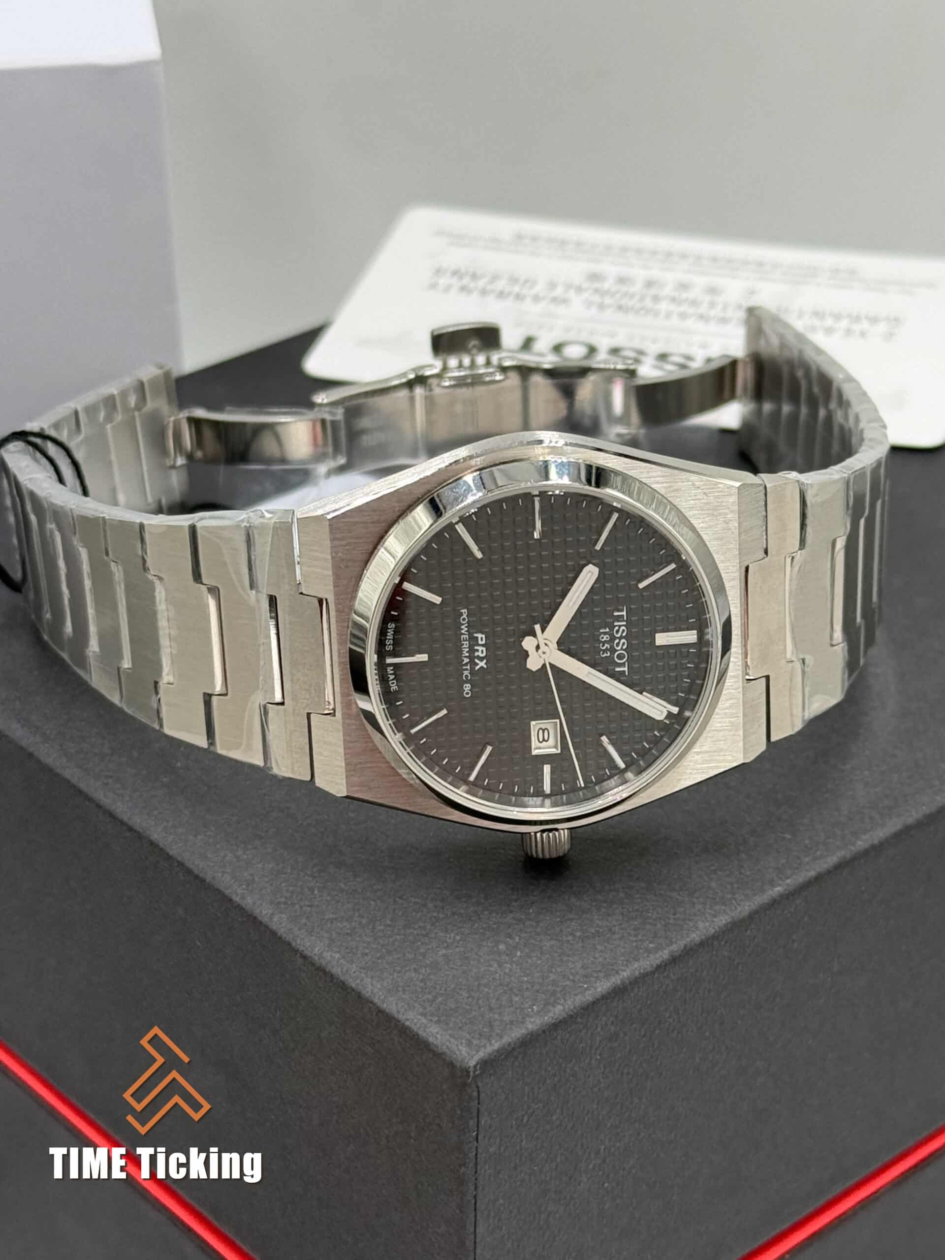 Tissot PRX Powermatic 80 Black Dial. - Image 4