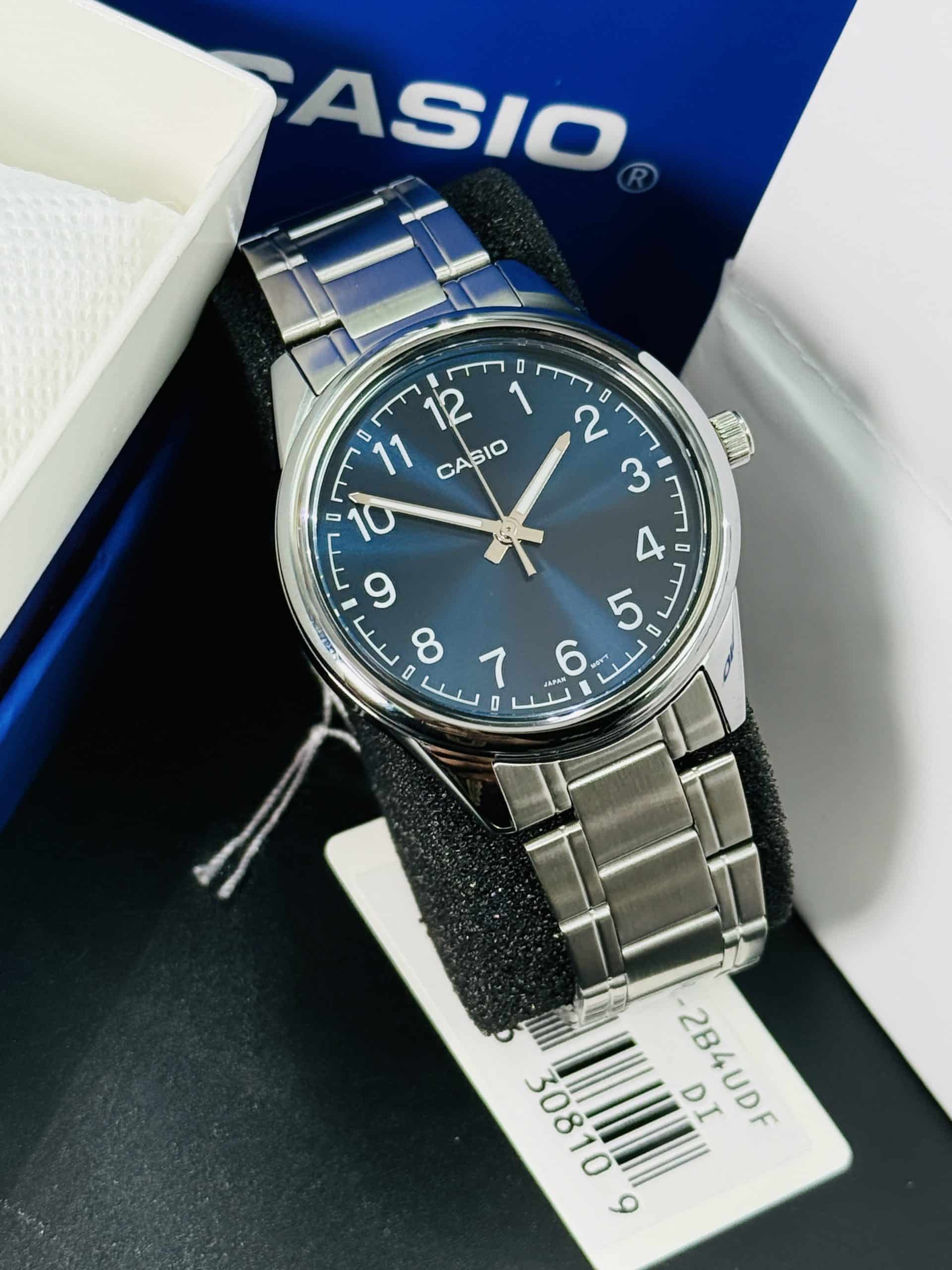 Casio Enticer Series MTP-V005D-2B4UDF Stainless Steel Blue Dial Watch. - Image 7