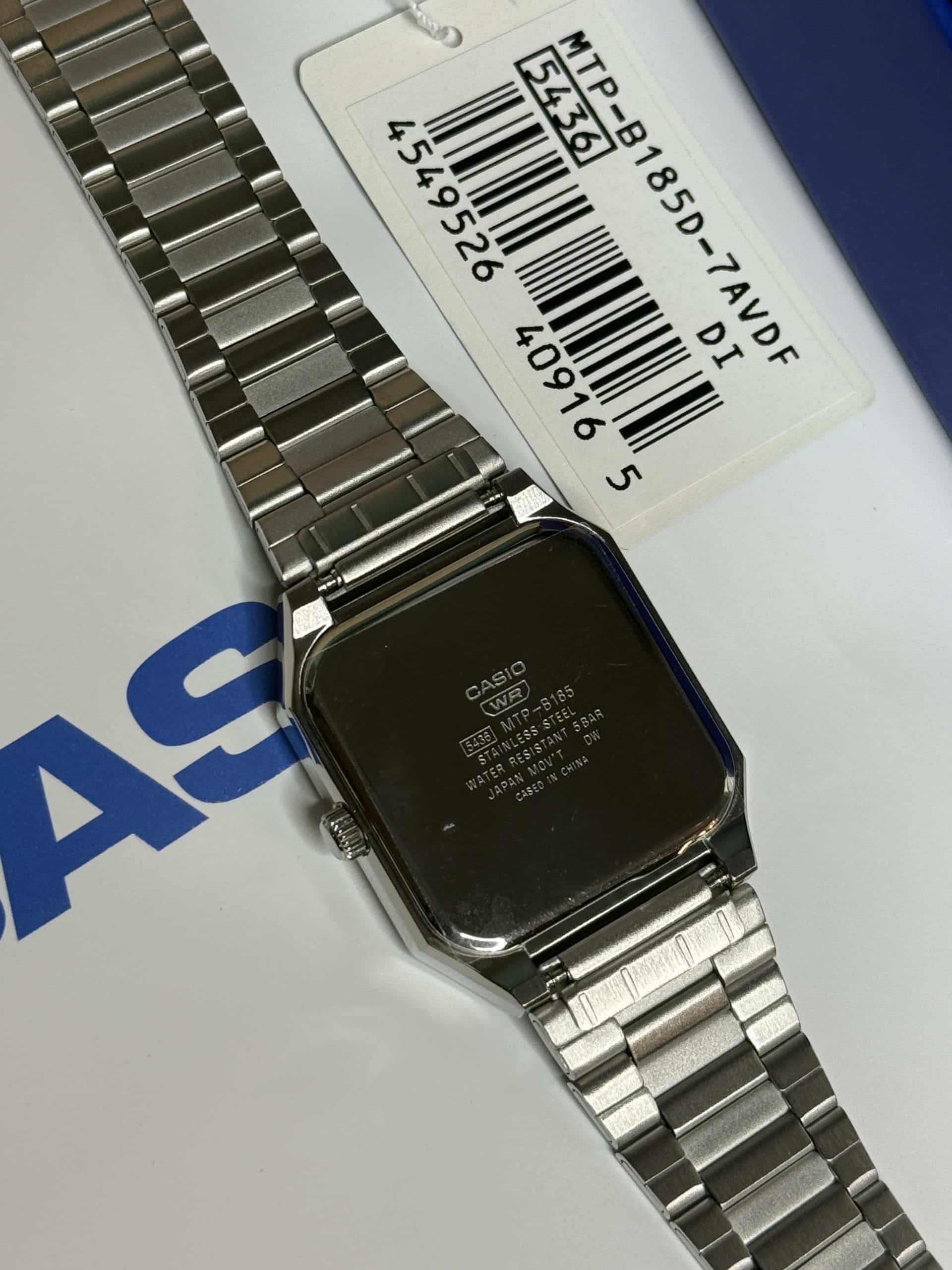 Casio MTP-B185D-7AV Silver Dial Watch - Image 9
