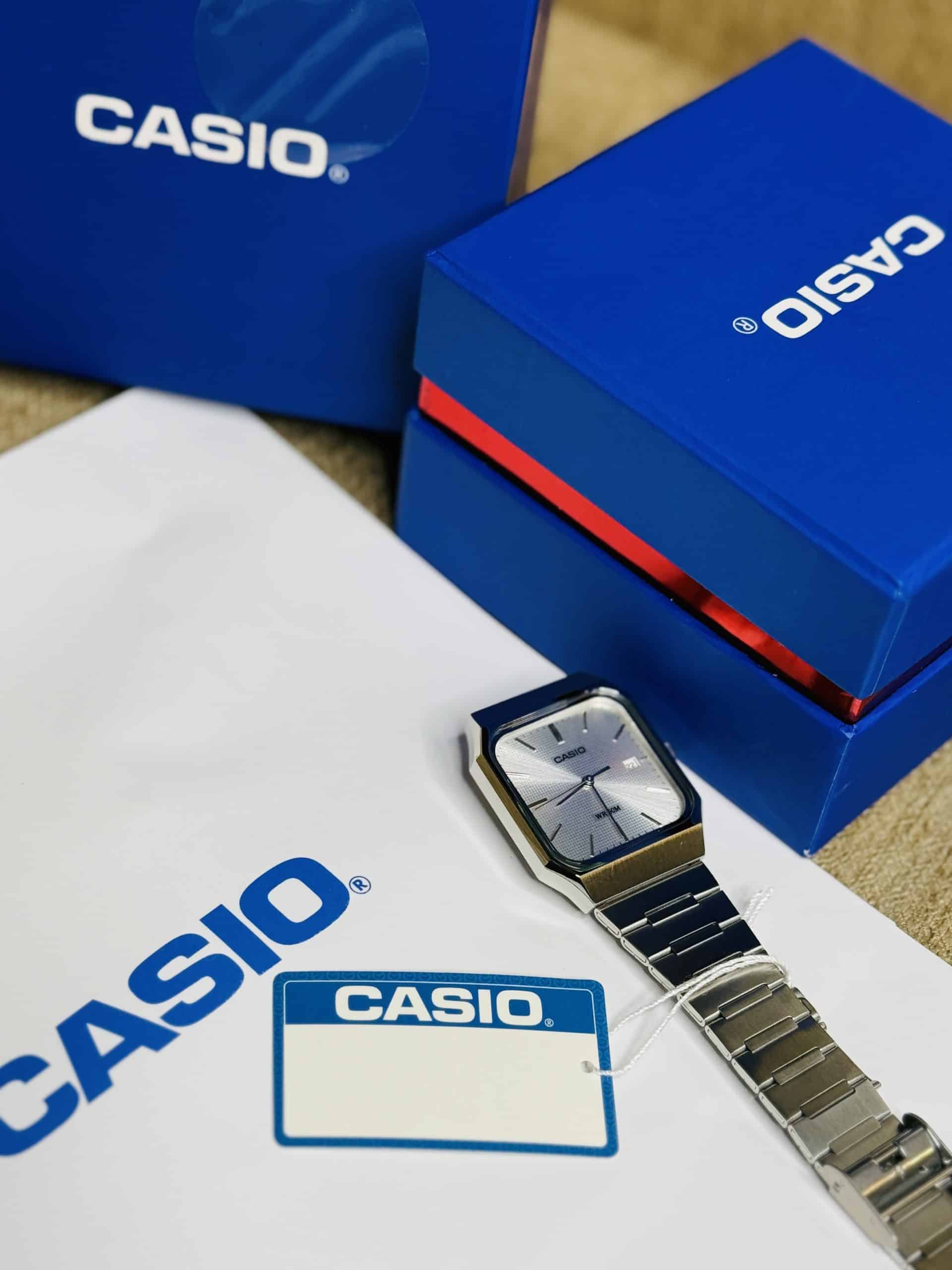Casio MTP-B185D-7AV Silver Dial Watch - Image 3
