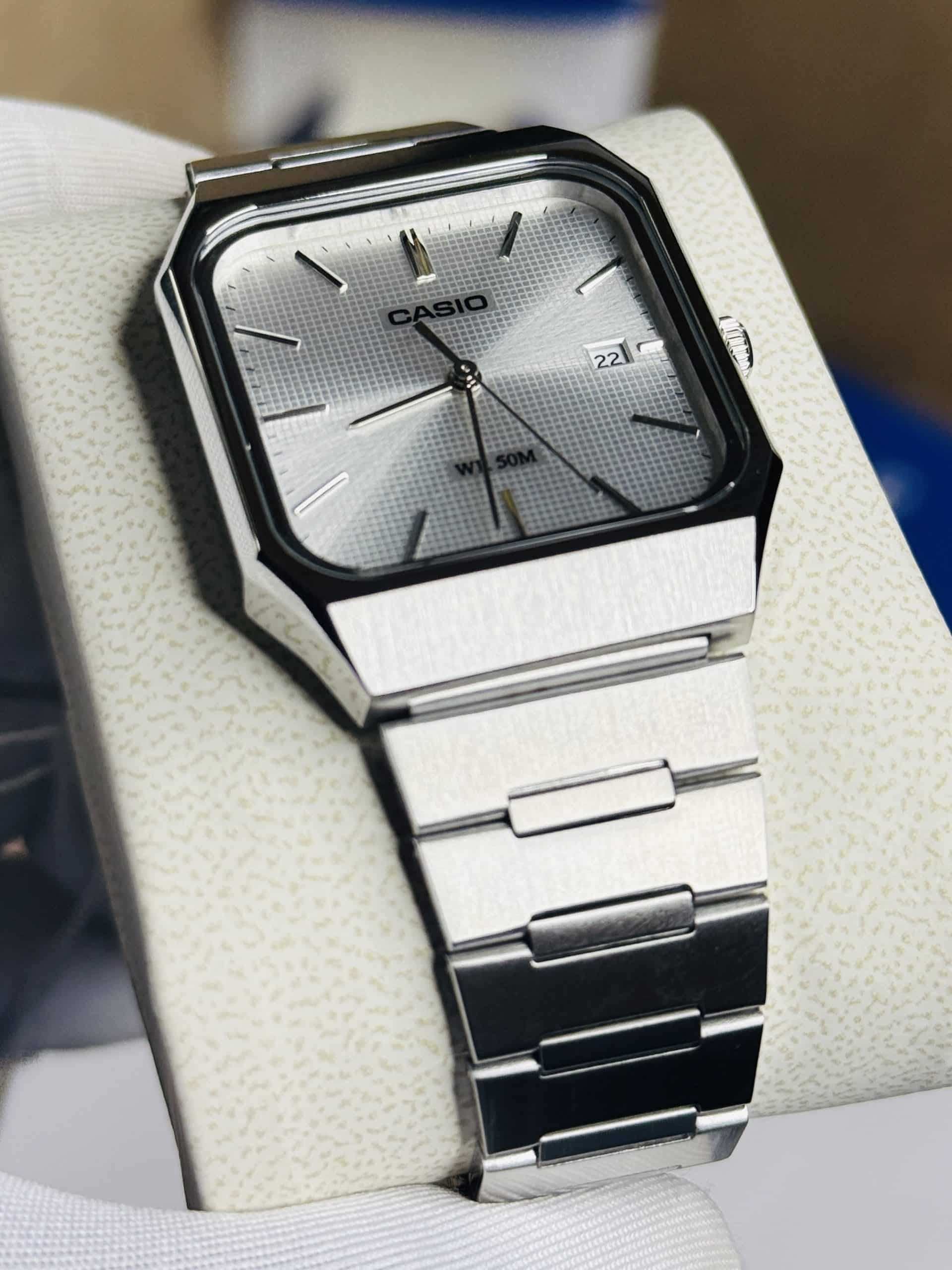 Casio MTP-B185D-7AV Silver Dial Watch - Image 2