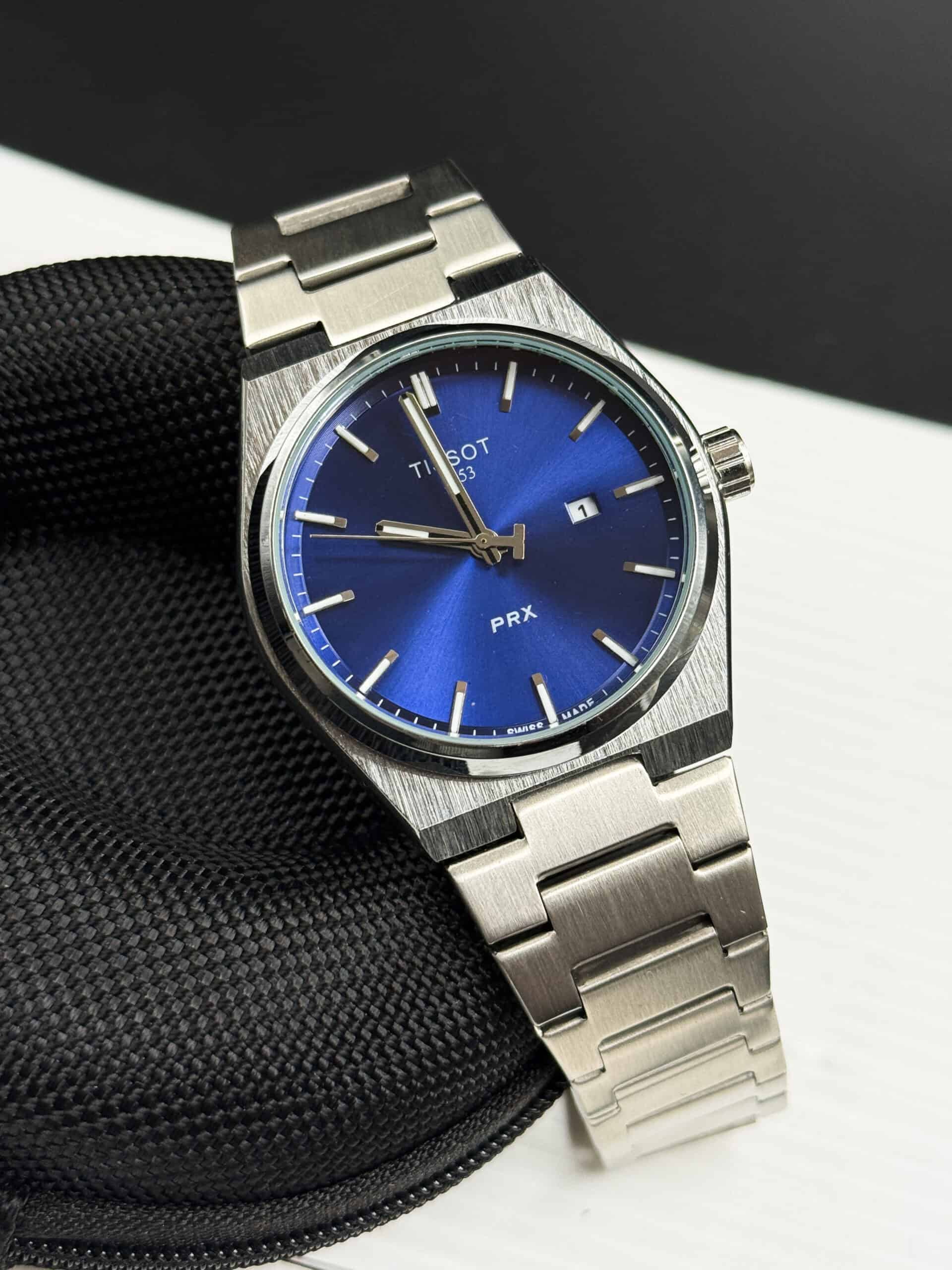 TISSOT P R X 40MM Quartz SS Light Blue Dial Men’s Watch - Image 4