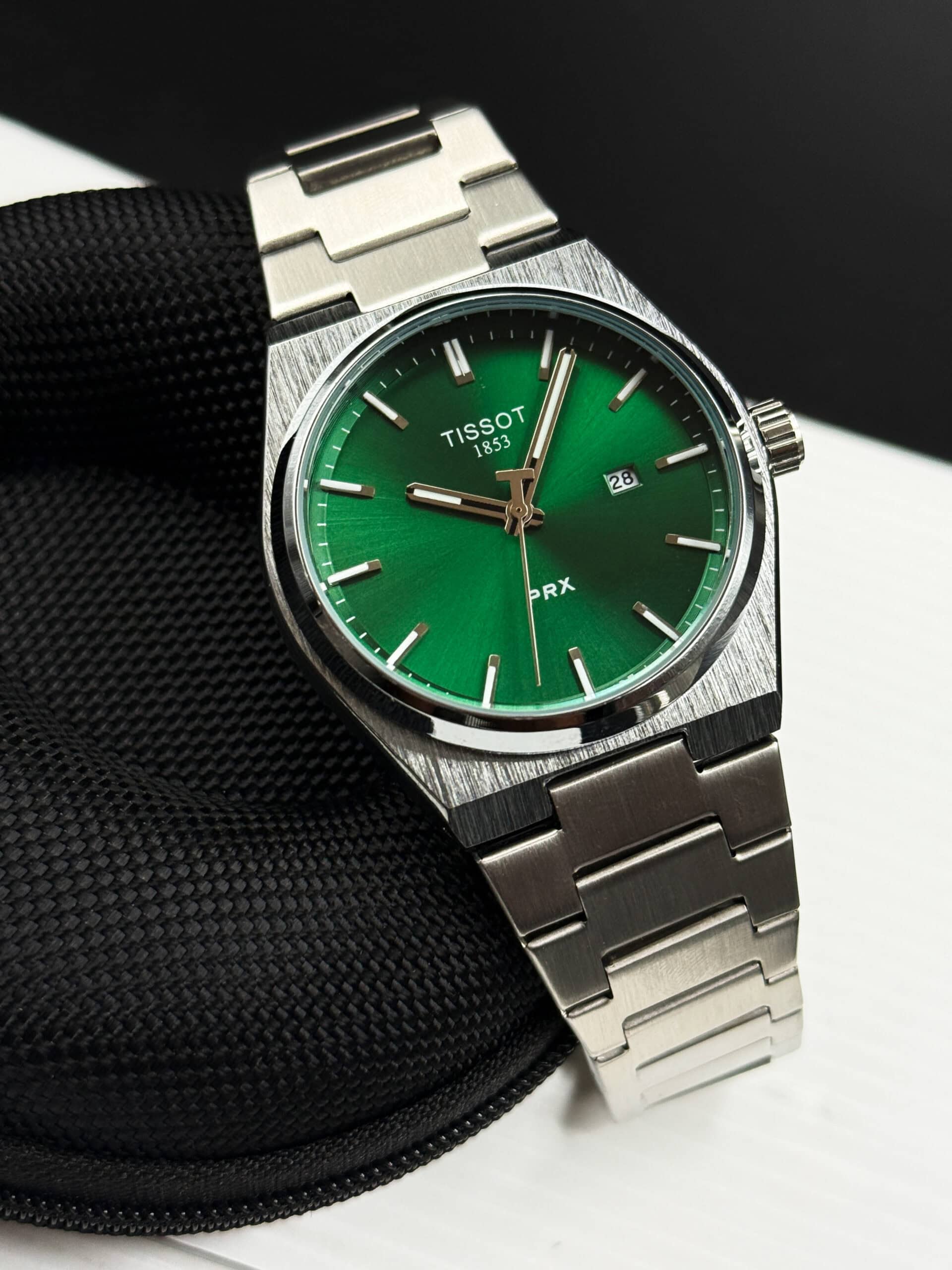 TISSOT P R X 40MM Quartz SS Green Dial Men’s Watch - Image 2