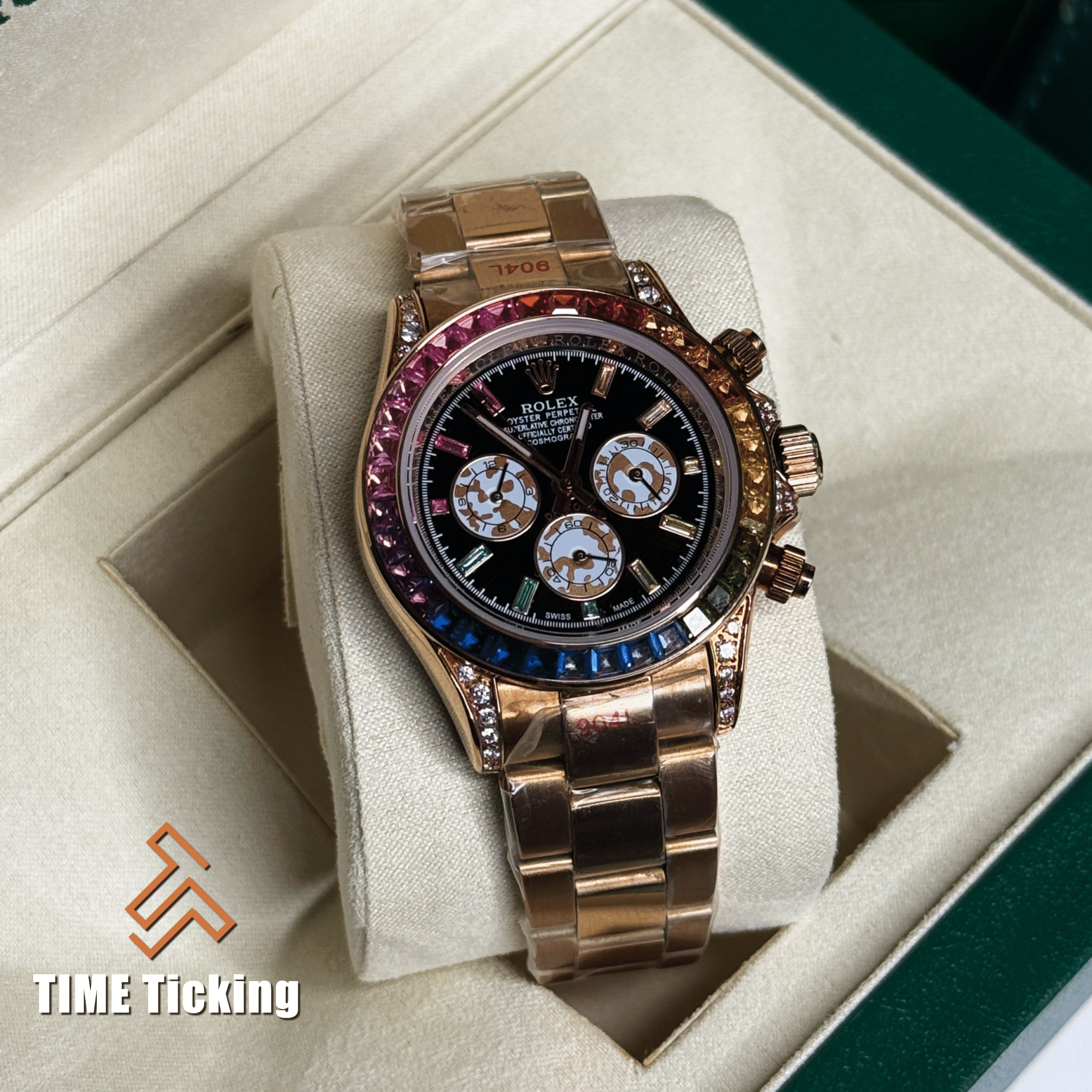 Rolex Rainbow Cosmograph Daytona 40 mm Automatic Watch - Image 3