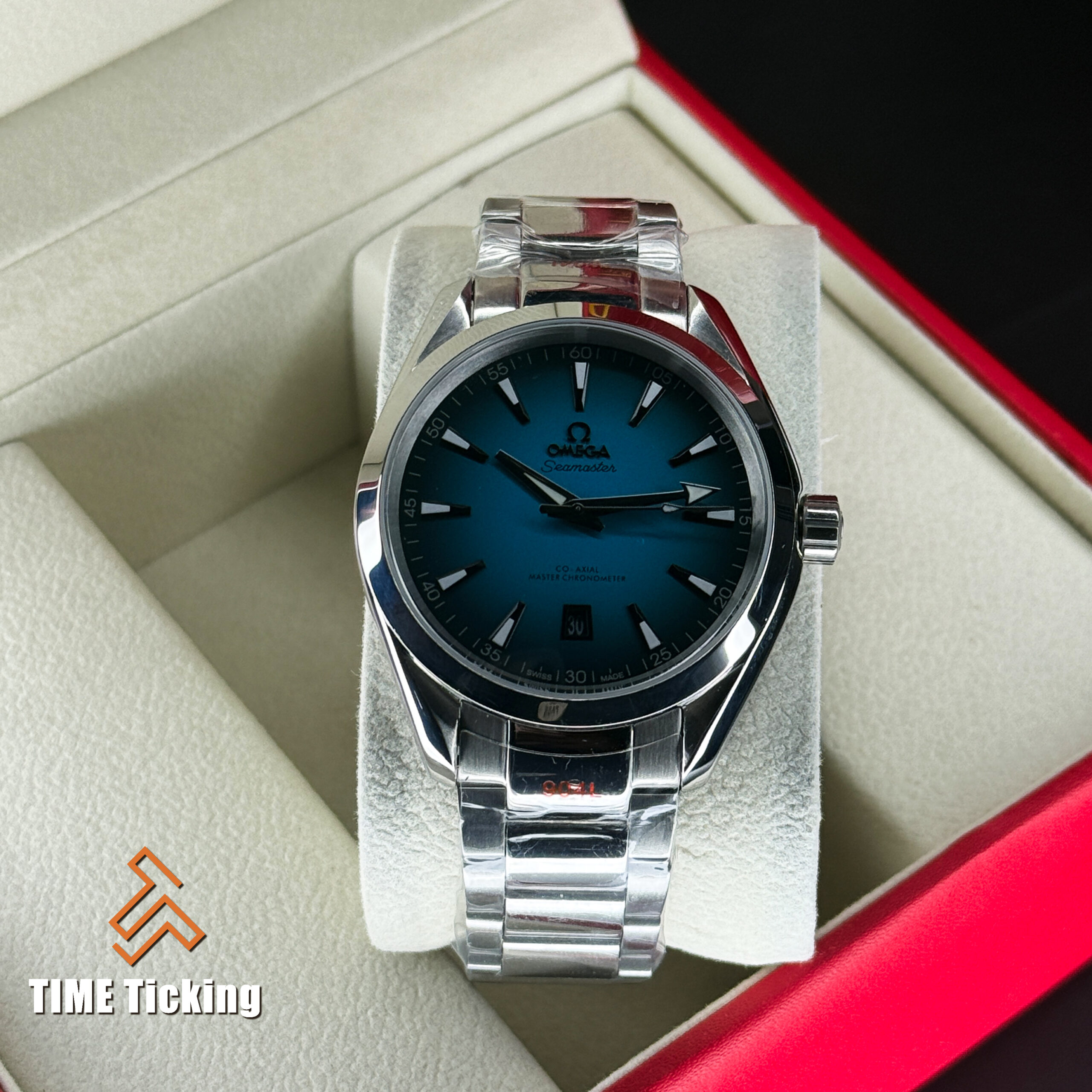 OMEGA Seamaster Aqua Terra 150M Co-Axial Master Chronometer 39 mm Turquoise Dial - Image 2