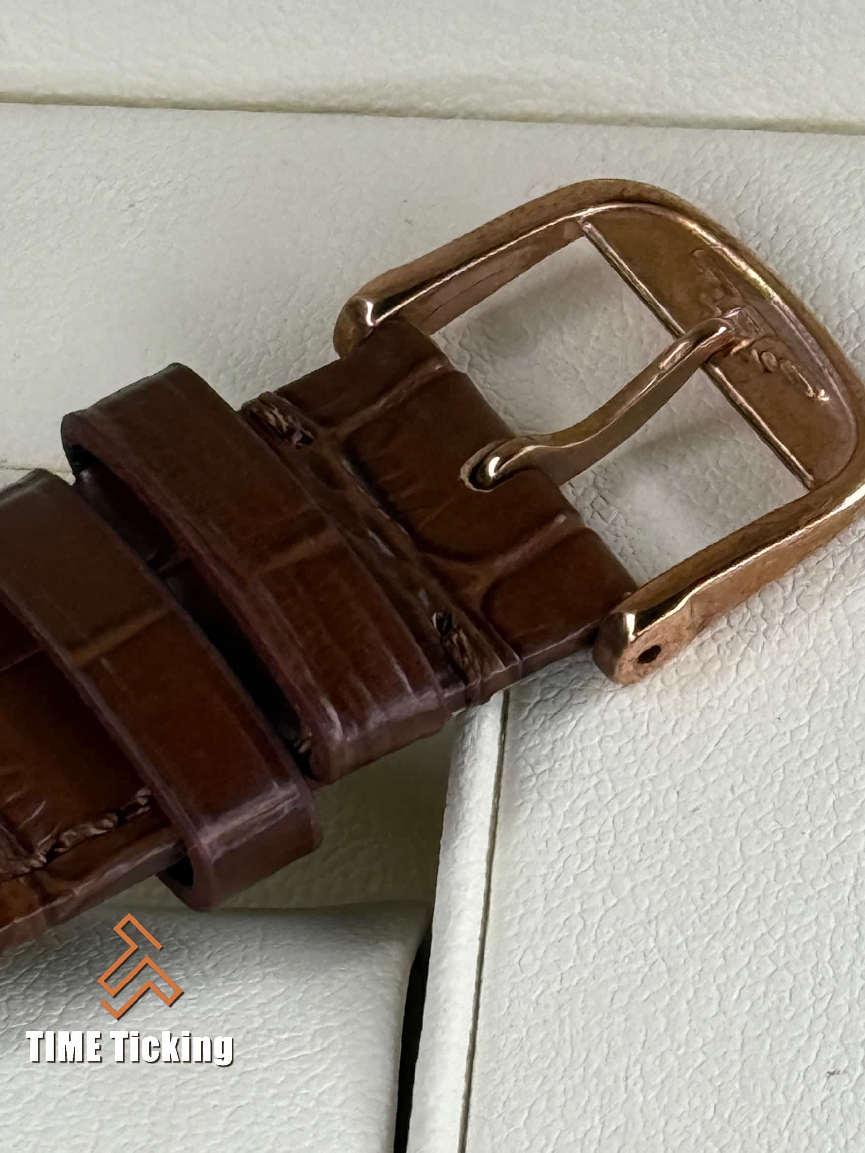 Longines 1L633 Brown Strap Rose Gold Case Brown Dial Automatic Men’s Watch. - Image 6
