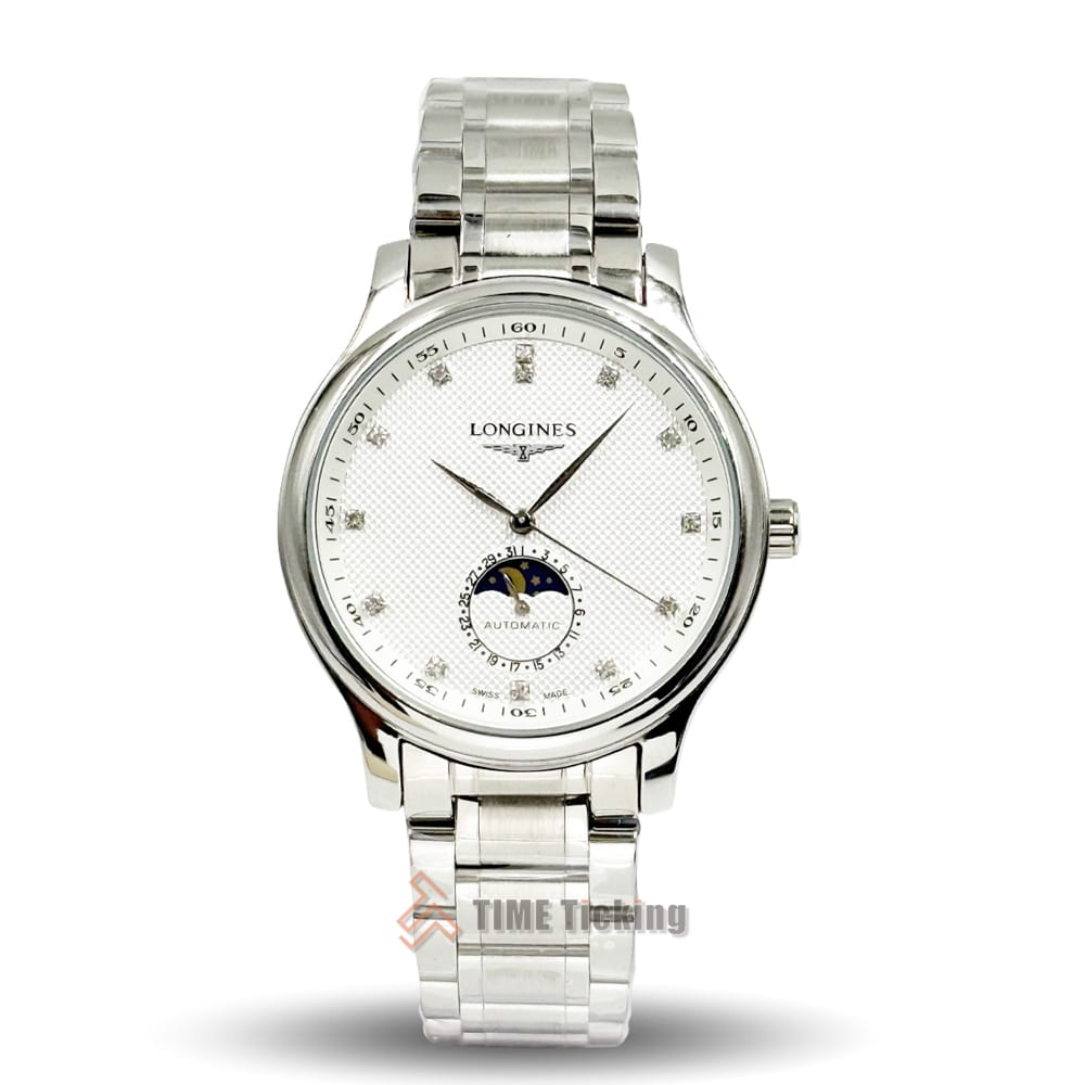 Longines 40mm automatic self-winding mechanical men’s watch 25 jewels 38-hour power reserve master grade