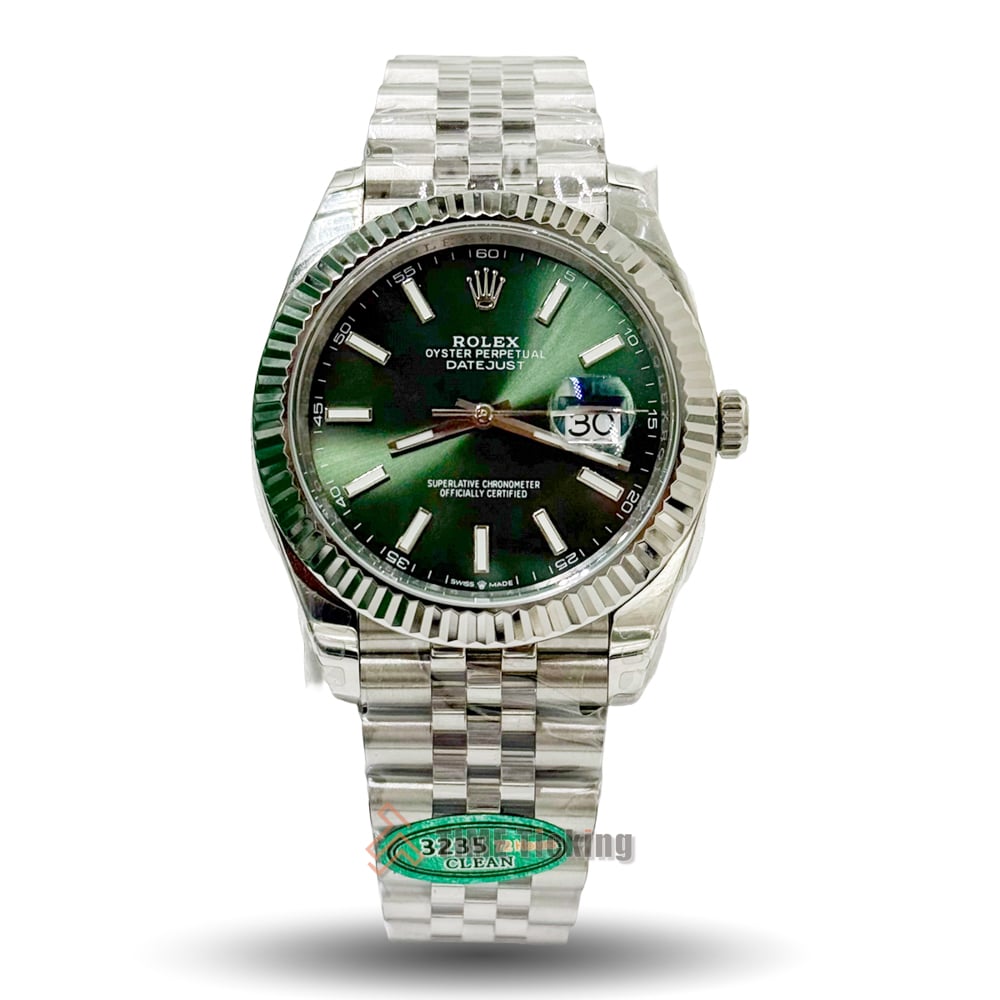 Rolex Datejust 41 126334 Jubilee Green Dial Swiss 1:1 Grade Replica
