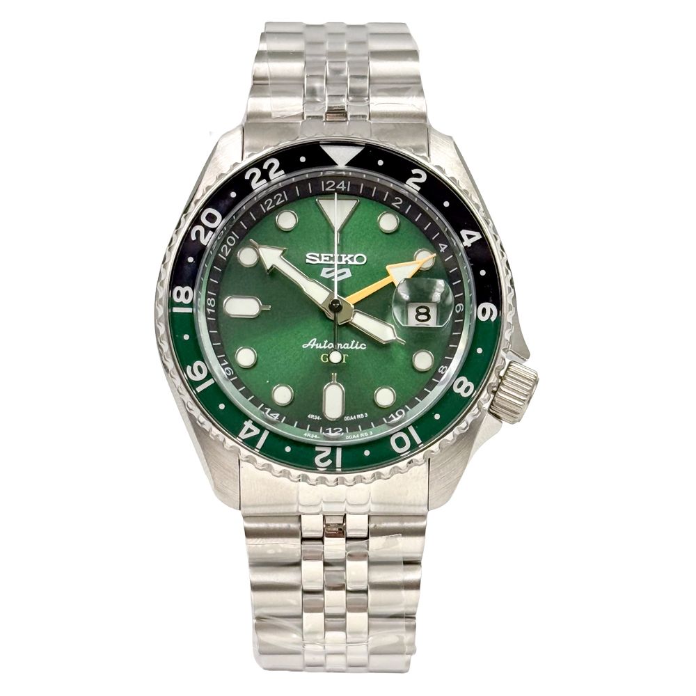 SSK035 42mm Stainless Steel Automatic Men’s Watch with Stainless Steel Bracelet