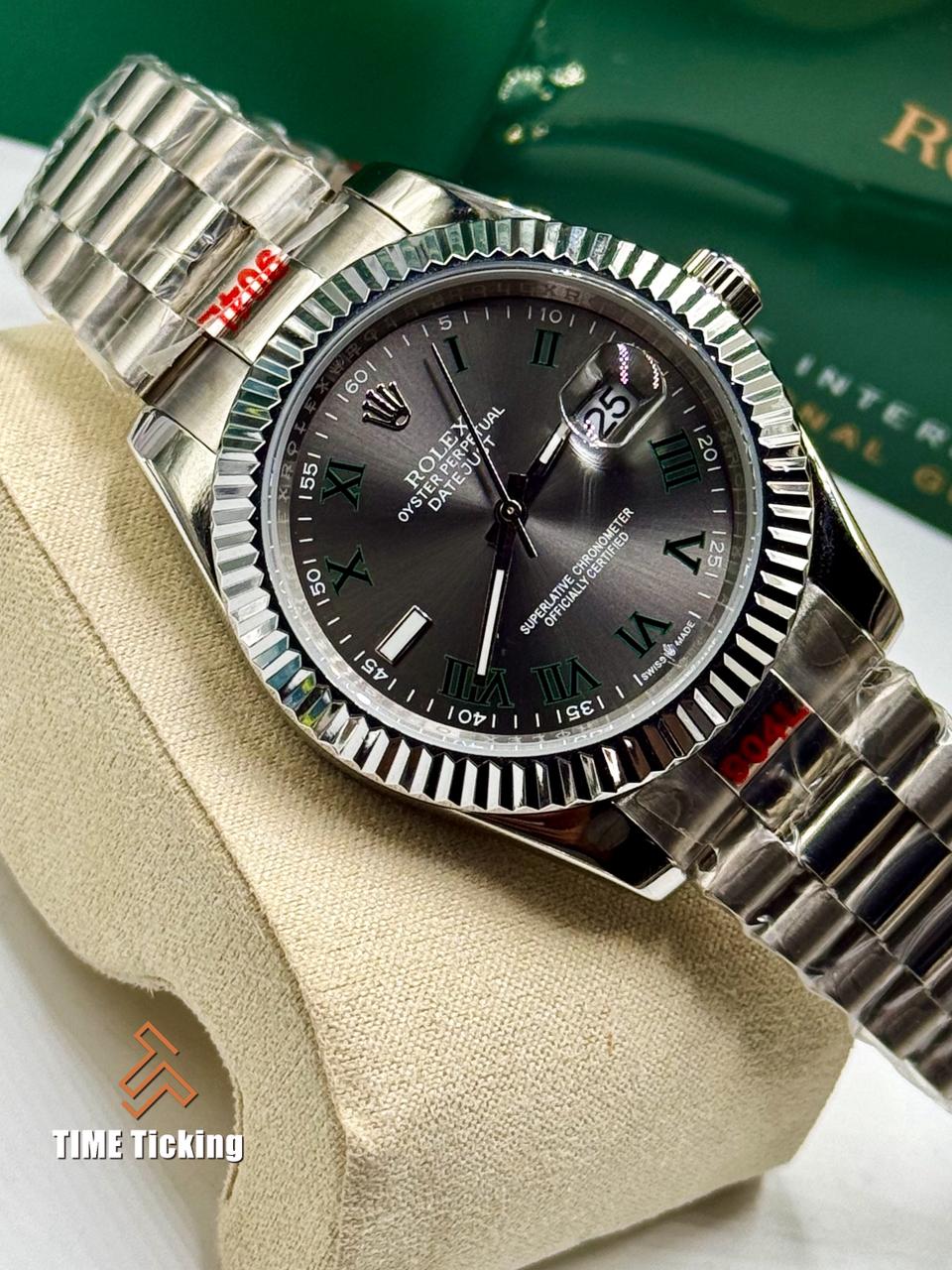 Rolex Datejust 41mm Roman Dial Oyster Bracelet Stainless - Image 3