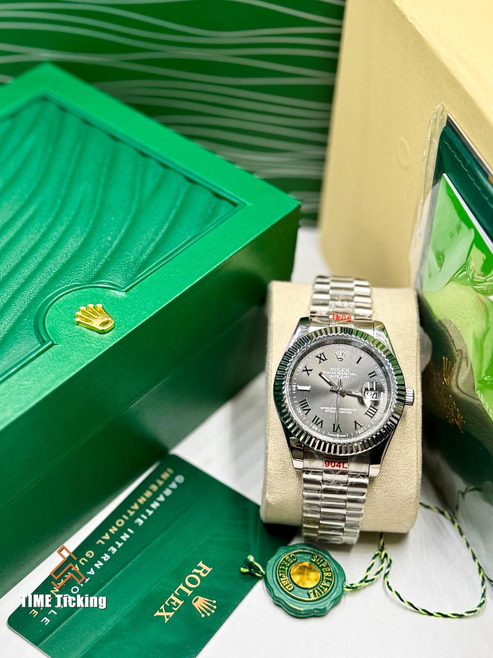Rolex Datejust 41mm Roman Dial Oyster Bracelet Stainless - Image 6