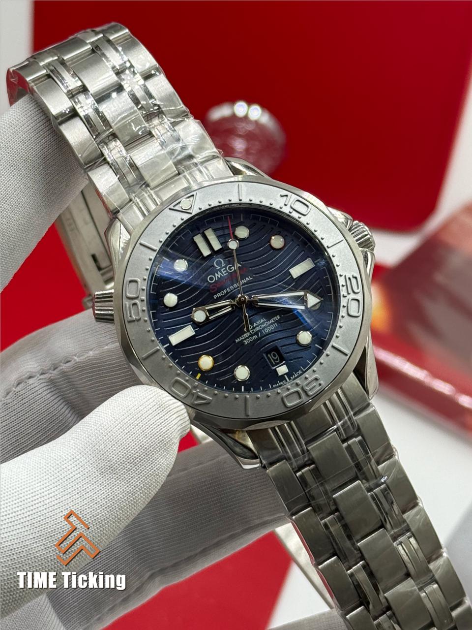 Omega Seamaster Diver 300M “Beijing 2022” Special Edition Men’s Automatic Watch - Image 2