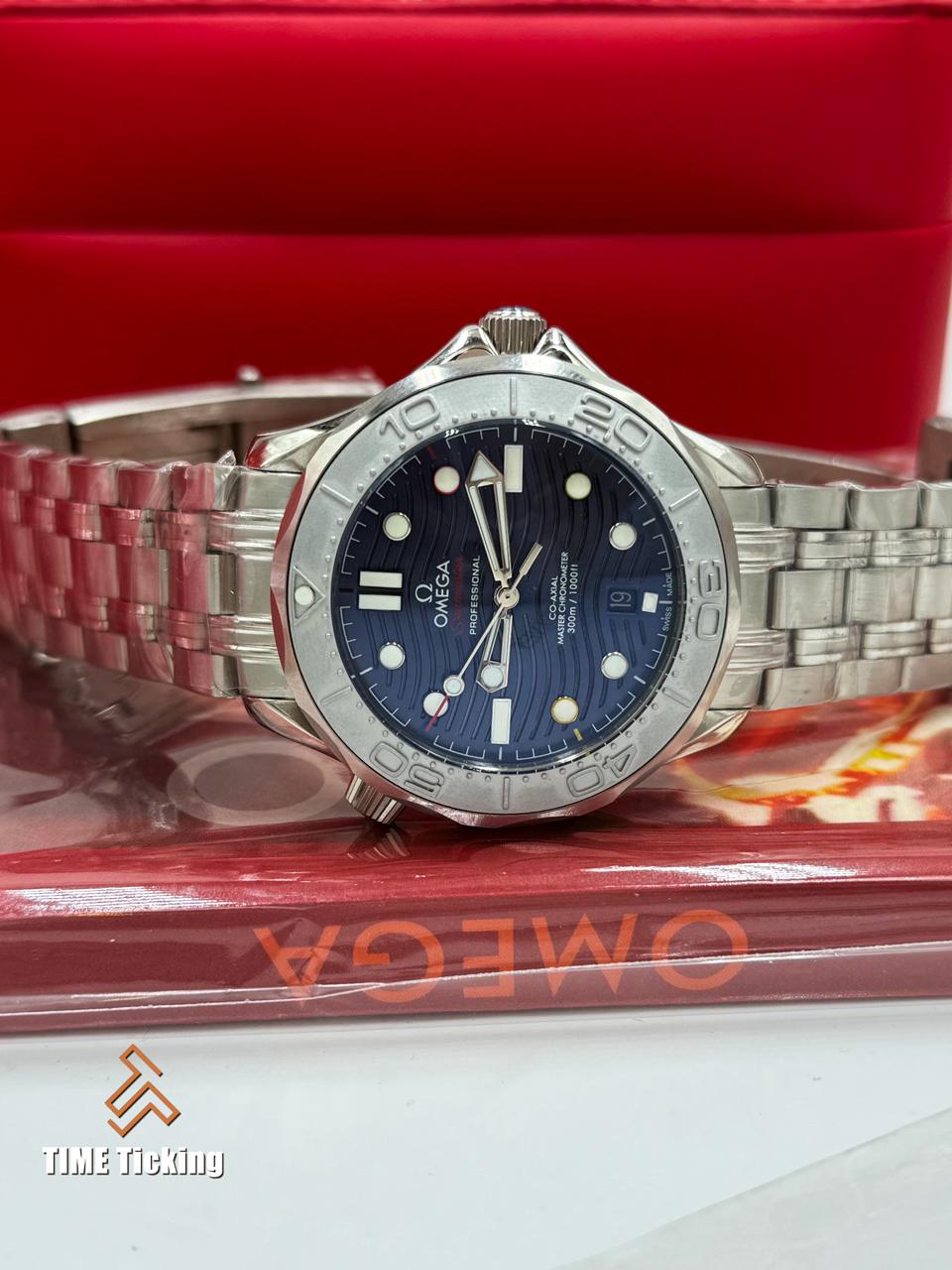 Omega Seamaster Diver 300M “Beijing 2022” Special Edition Men’s Automatic Watch - Image 3