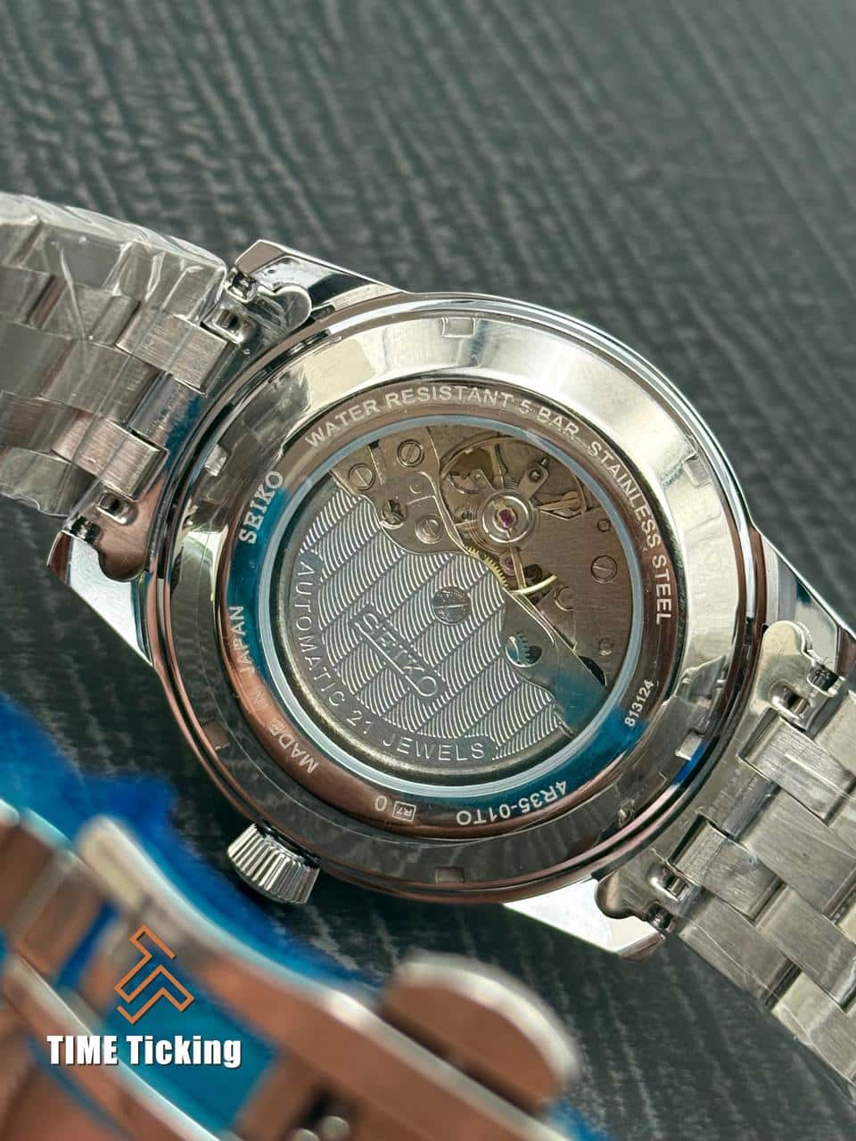 Seiko Presage Cocktail Time Black Martini Dark Grey sunray dial - Image 6