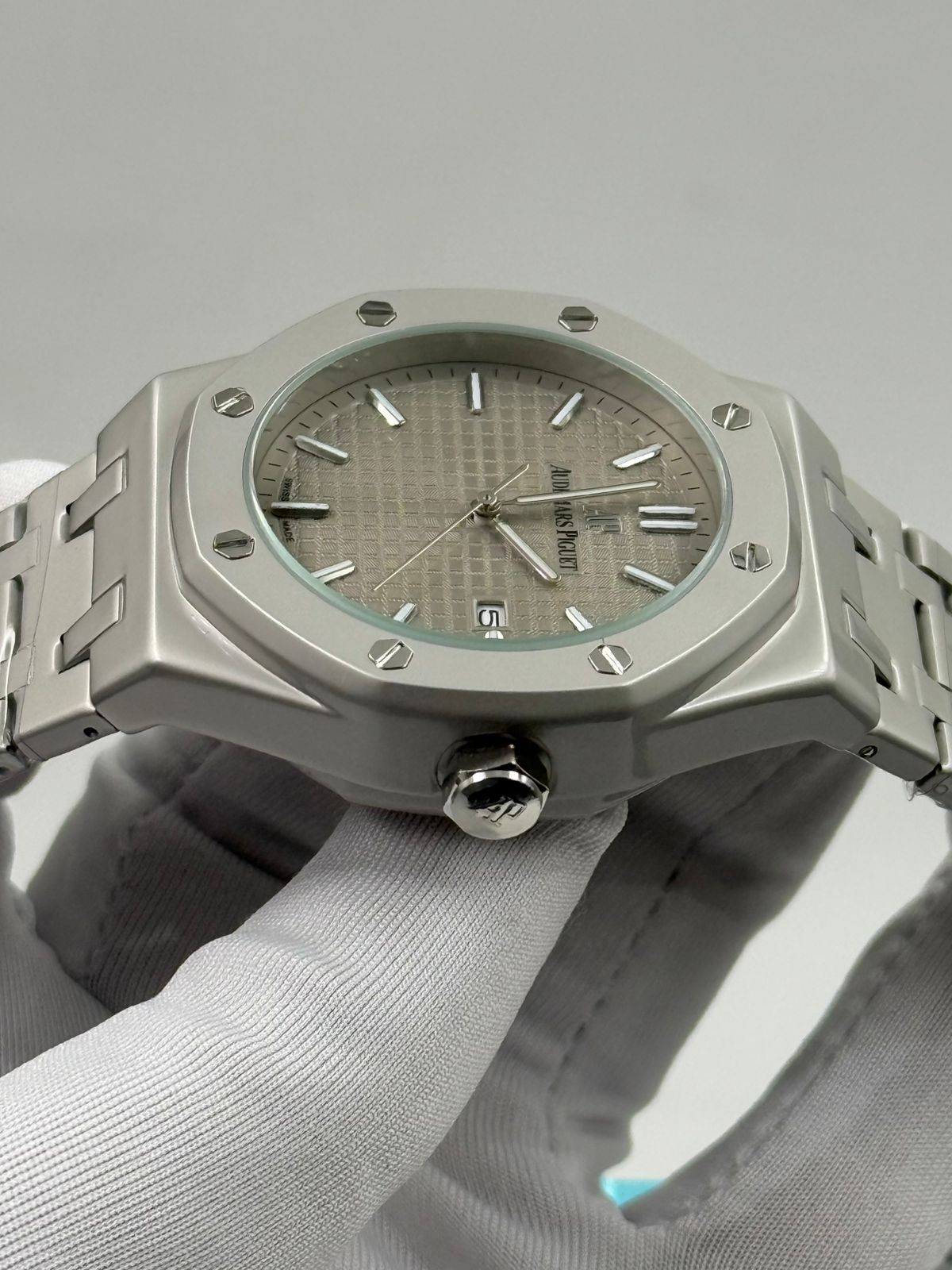 Audemars Piguet Royal Oak Grey Dial stainless steel case - Image 4