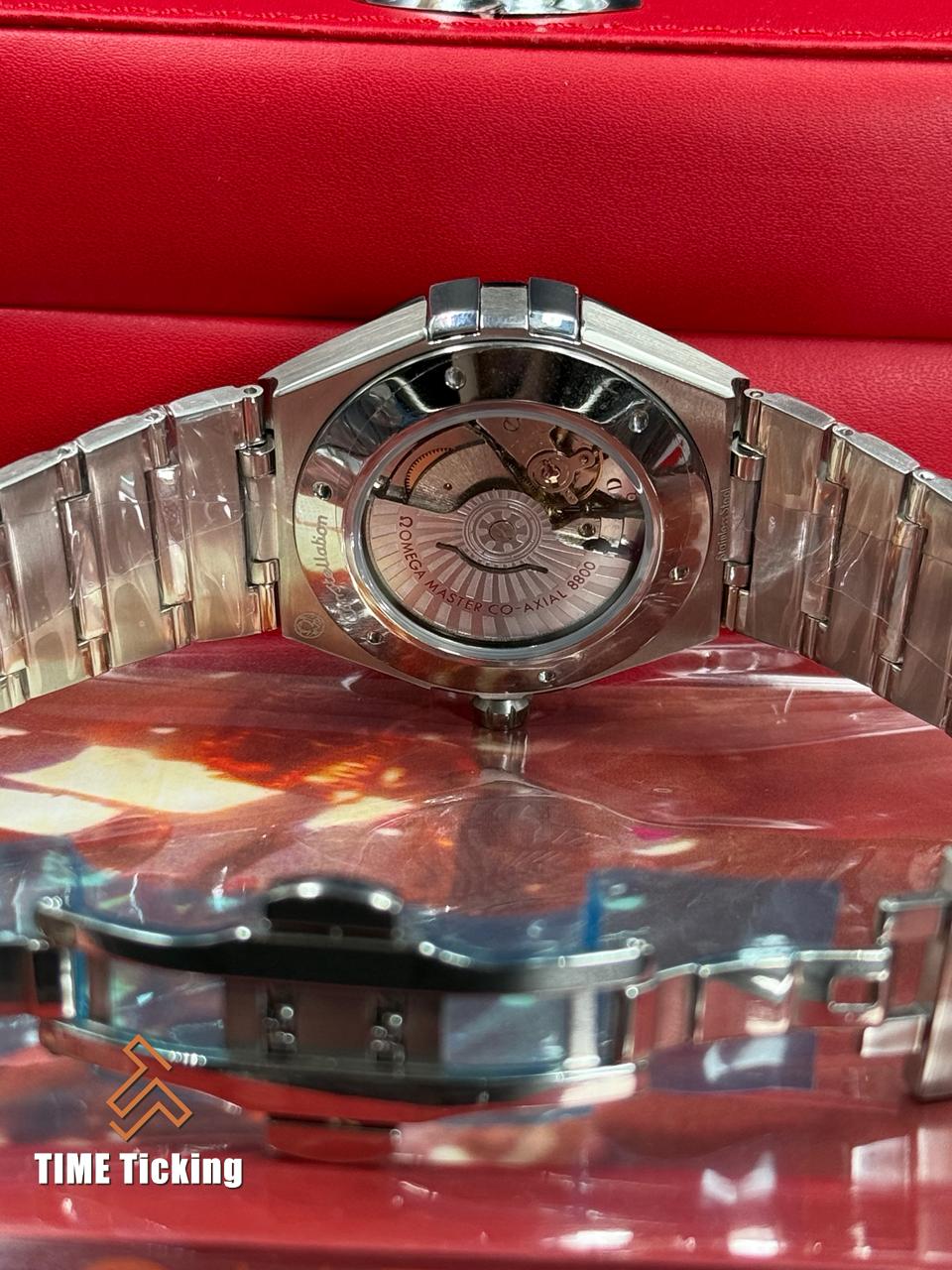 Omega Constellation Co-Axial Master Chronometer 41mm,Green Meteorite Dial Automatic Watch - Image 7