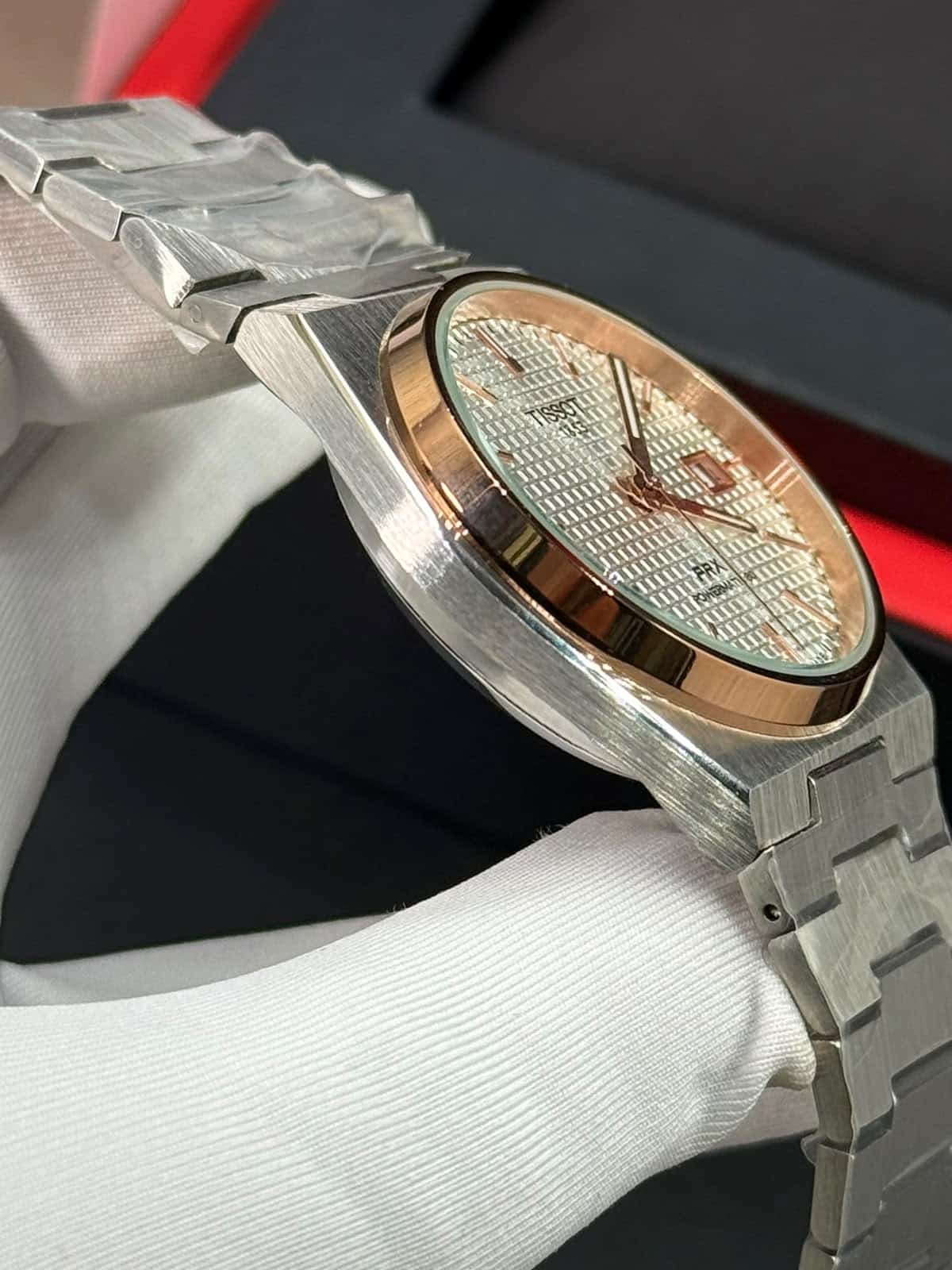 Tissot PRX Powermatic 80 38mm Silver-White Dial Stainless Steel Automatic Men’s Watch. - Image 3