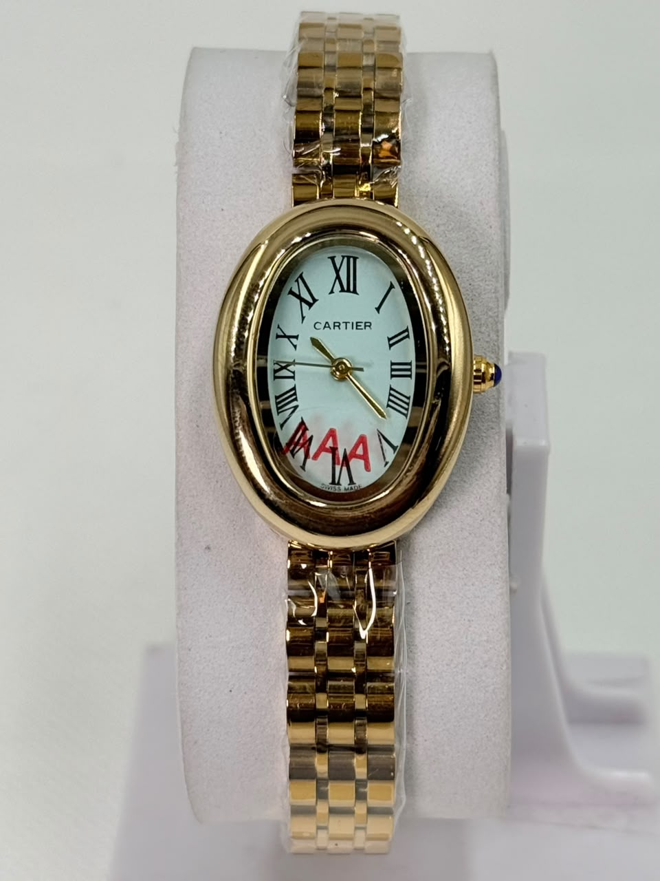 Cartier Baignoire luxury light blue Dial Women’s Watch - Image 4