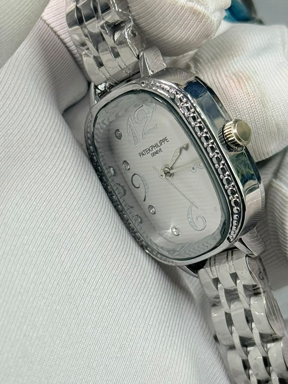 Patek Philippe Gondolo Serata White Dial Silver Case Women’s Watch - Image 5
