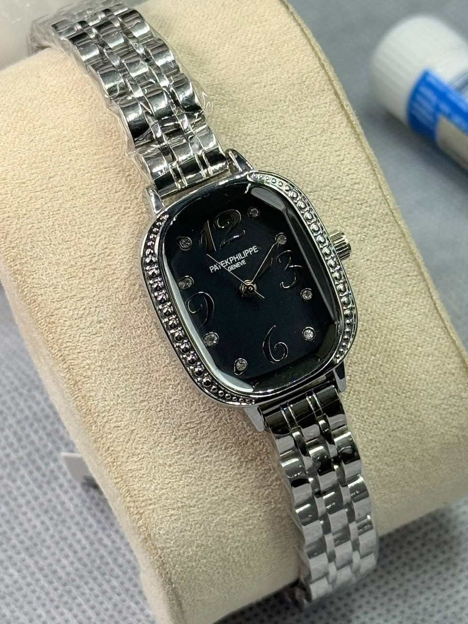 Patek Philippe Gondolo Serata Black Dial Silver Case Women’s Watch - Image 3