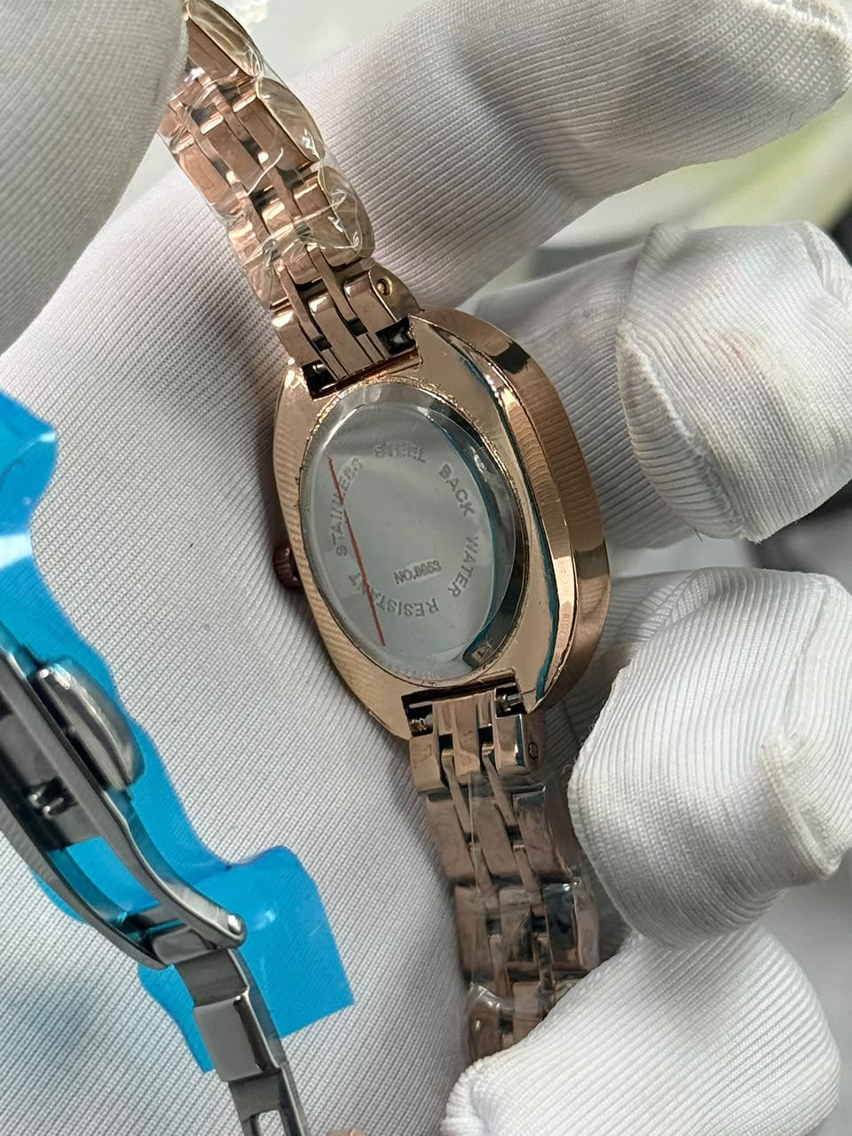 Cartier Baignoire luxury Stone Bezel White Dial Women’s Watch - Image 8