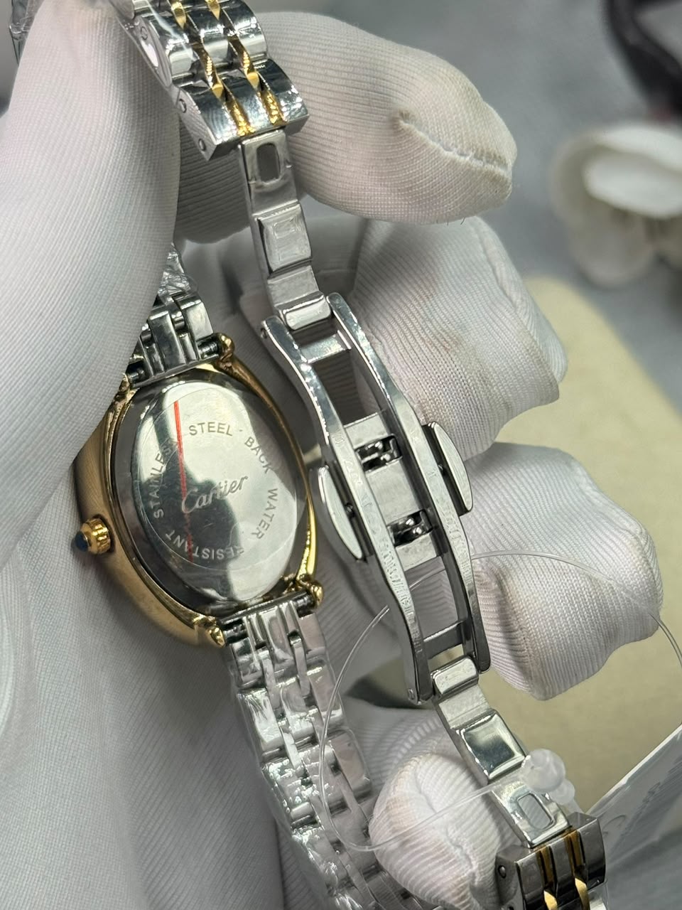 Cartier Baignoire luxury Green Dial Women’s Watch - Image 6