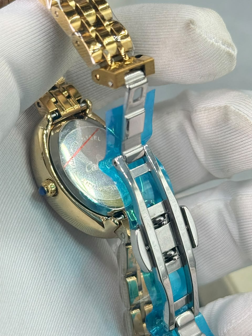 Cartier Baignoire luxury light blue Dial Women’s Watch - Image 5